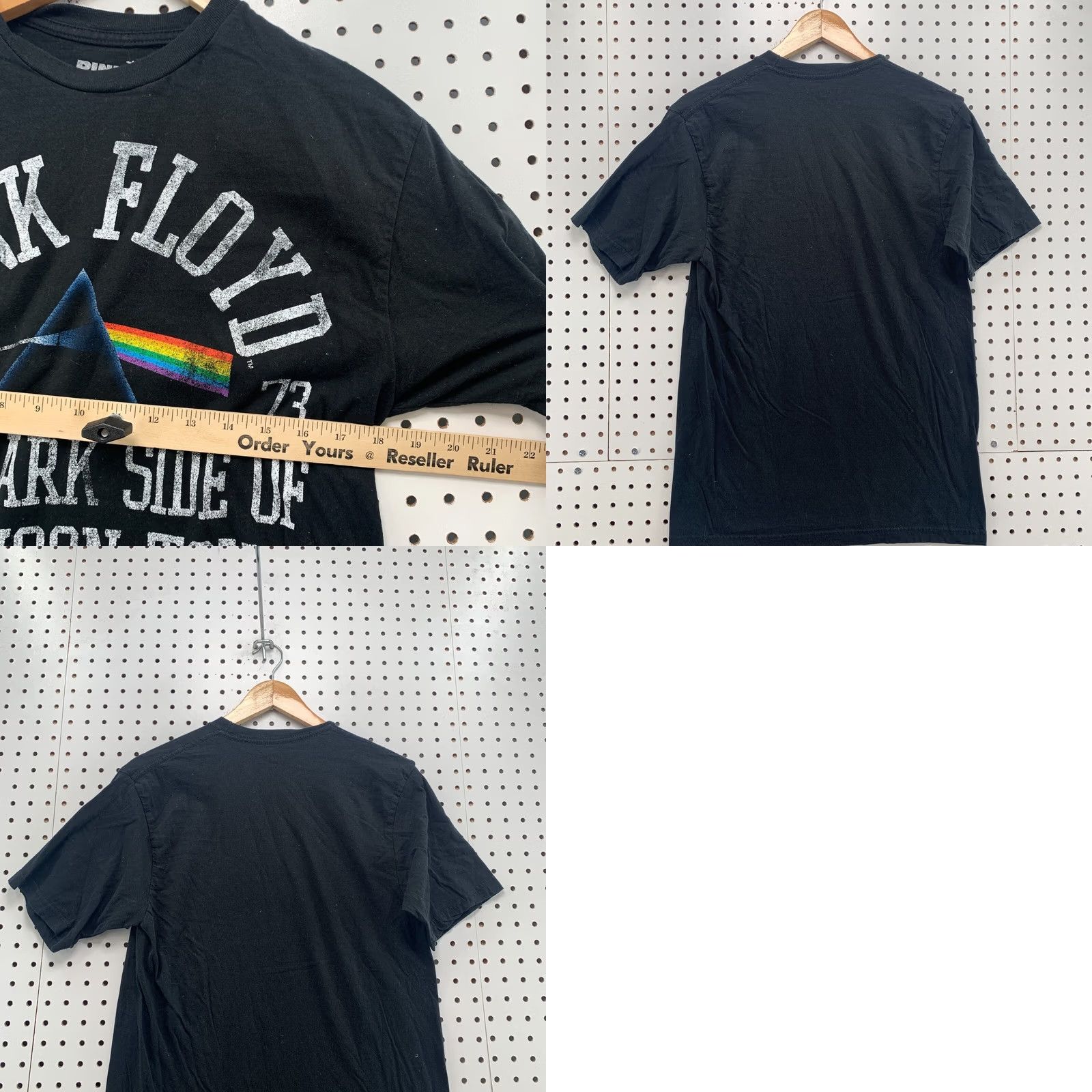 Vintage Pink Floyd Shirt Black The Dark Side Of The Moon Band TEE Adult Medium Mens Size US M / EU 48-50 / 2 - 9 Thumbnail