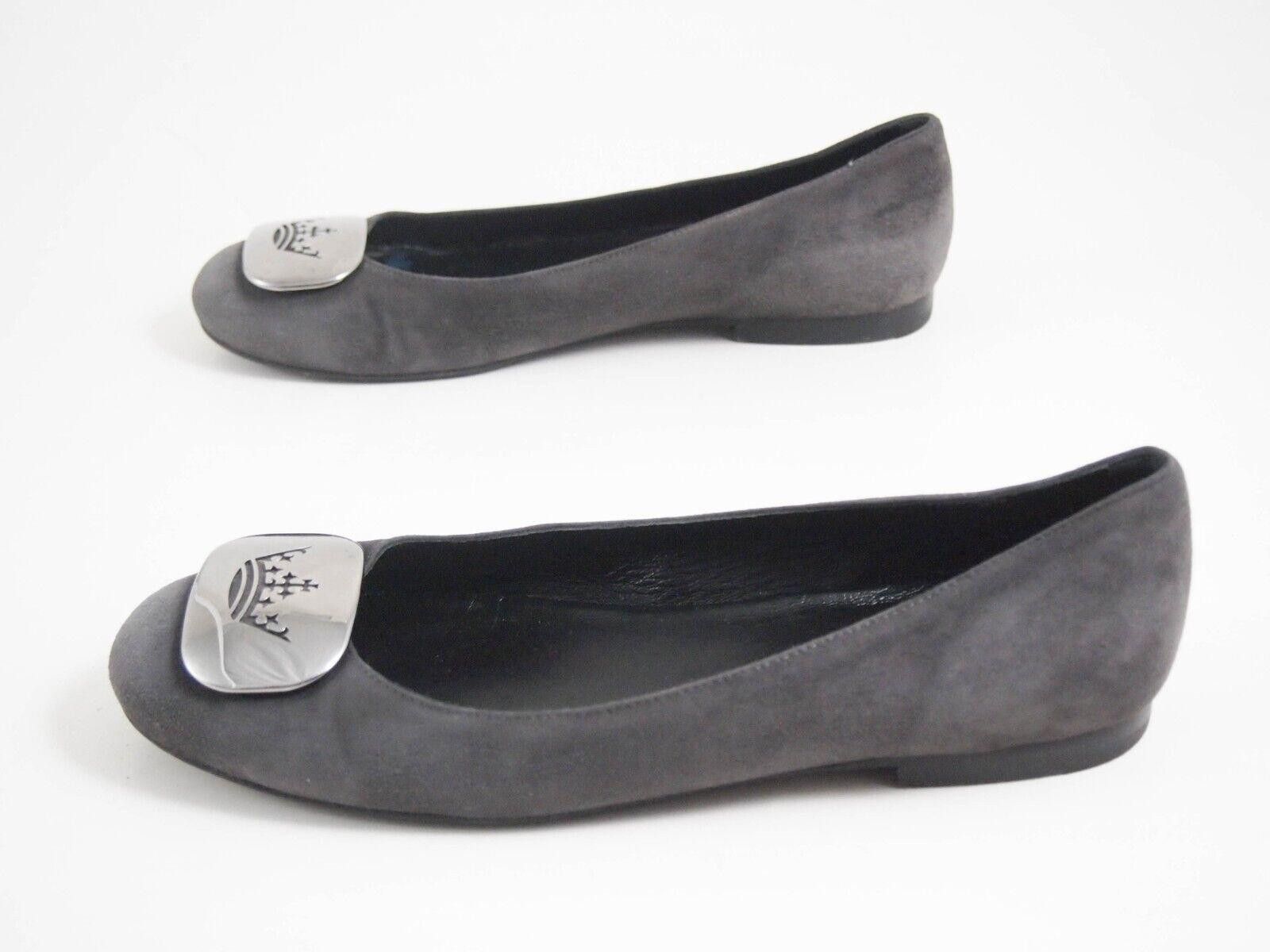 Church's Church's Fiona Flats Gray Suede Womens EU 36.5 US 6.5 Size US 6.5 / IT 36.5 - 3 Thumbnail
