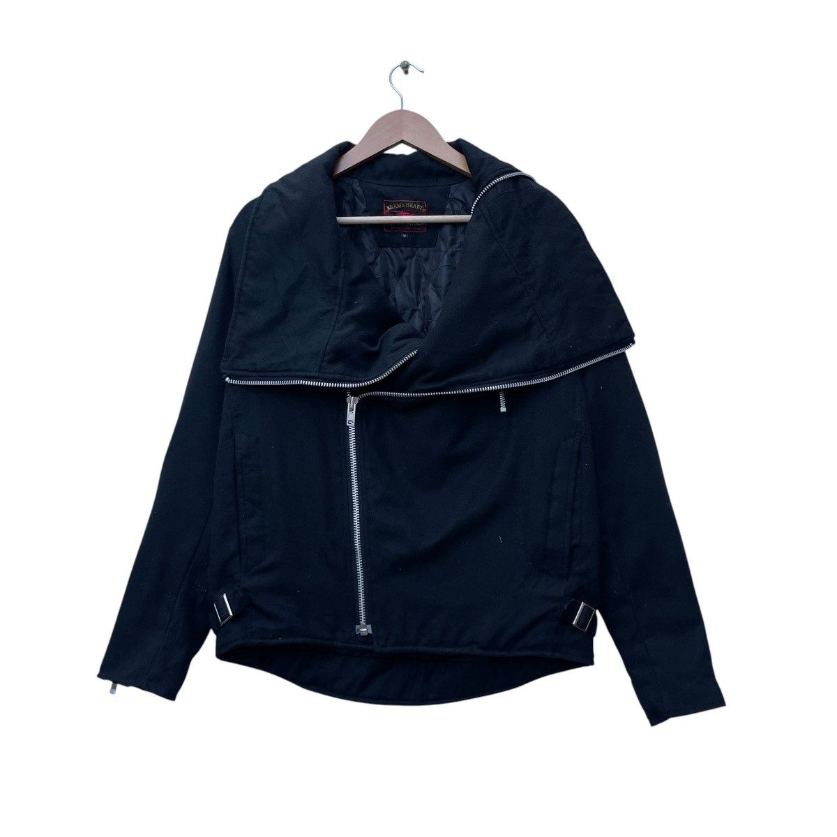Beams Plus 💥 Japanese Brand Beams Heart Double Collar Biker Jacket Size US M / EU 48-50 / 2 - 5 Thumbnail