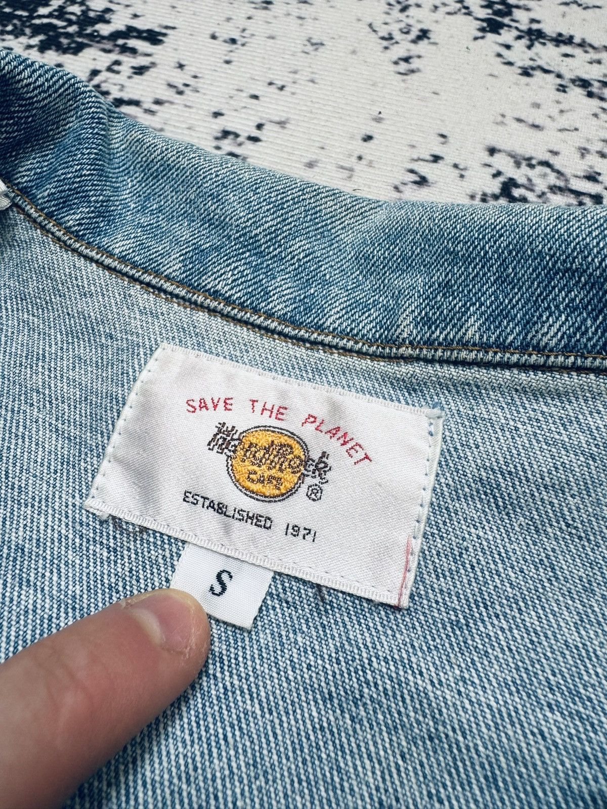 Hard Rock Cafe Vintage Hard Rock Cafe New York denim jacket blue S Size US S / EU 44-46 / 1 - 4 Thumbnail