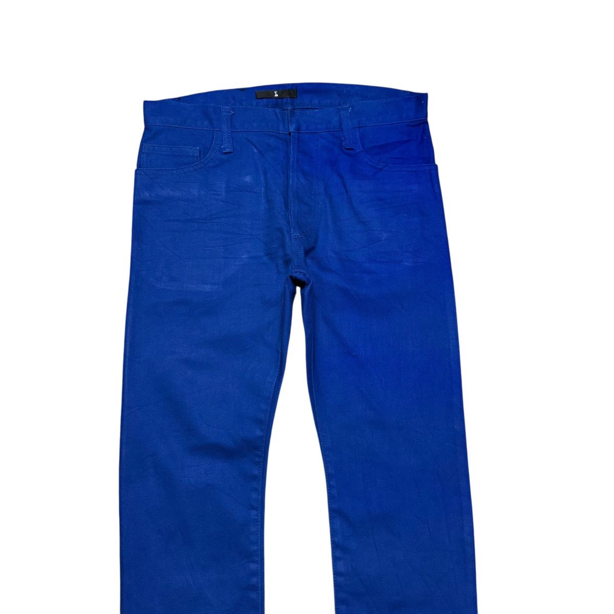 READYMADE S'exprimer Royal Blue Denim Jeans By YUTA READYMADE Size US 29 - 3 Thumbnail