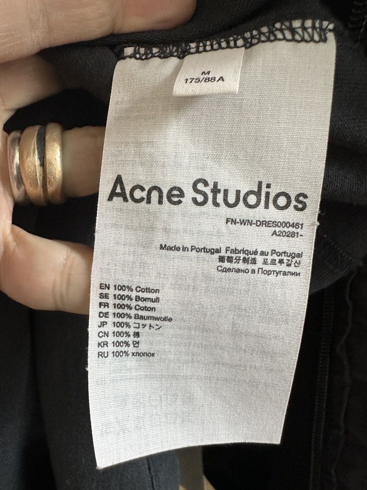 Acne Studios Acne Studios Zippered Logo Jacket & Long Logo T-Shirt Size US M / EU 48-50 / 2 - 7 Thumbnail