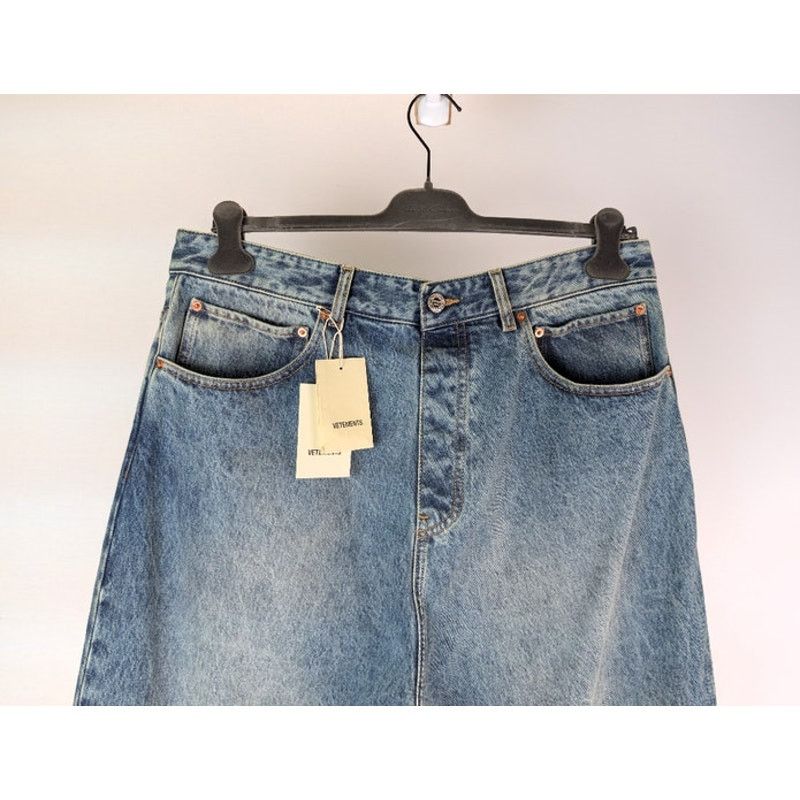 Vetements o1rshd1 Denim Jeans in Indigo Blue Size US 34 / EU 50 - 3 Thumbnail