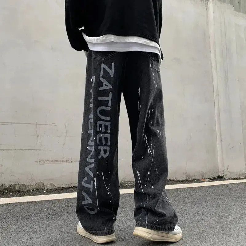Japanese Brand × Jean Bandana Patchwork Straight Leg Baggy Jeans Size US 30 / EU 46 - 6 Thumbnail
