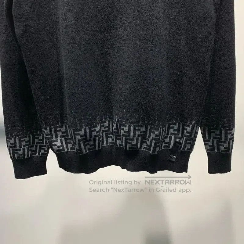 Fendi Fendi Black Wool Knit Sweater for Men . Size US M / EU 48-50 / 2 - 4 Thumbnail