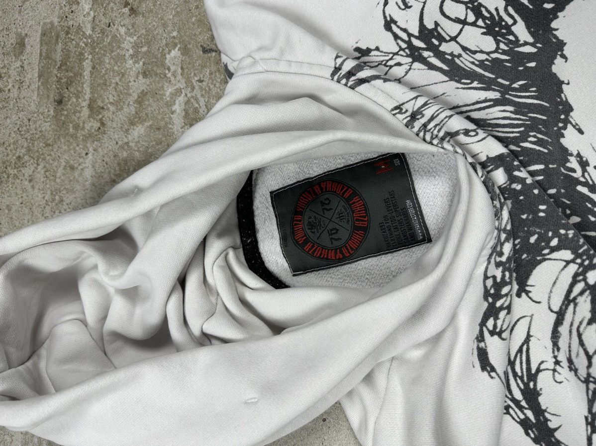 Japanese Brand × Vintage Vintage Y2K Yakuza Mafia Screaming Man Hoodie Archive Size US M / EU 48-50 / 2 - 11 Thumbnail