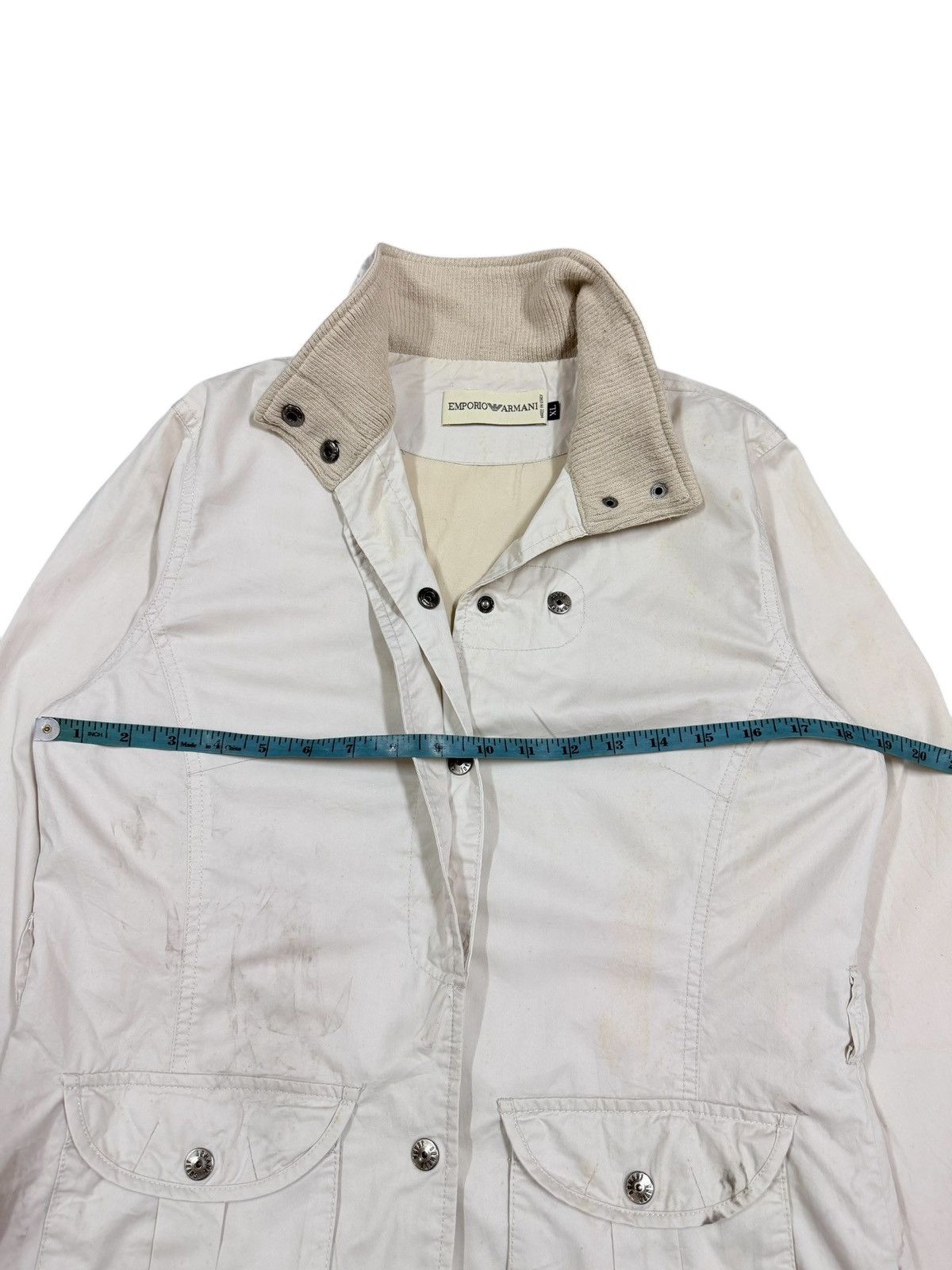 Emporio Armani Emporio Armani Field Cotton Jacket Made In Italy Size XL / US 12-14 / IT 48-50 - 8 Thumbnail