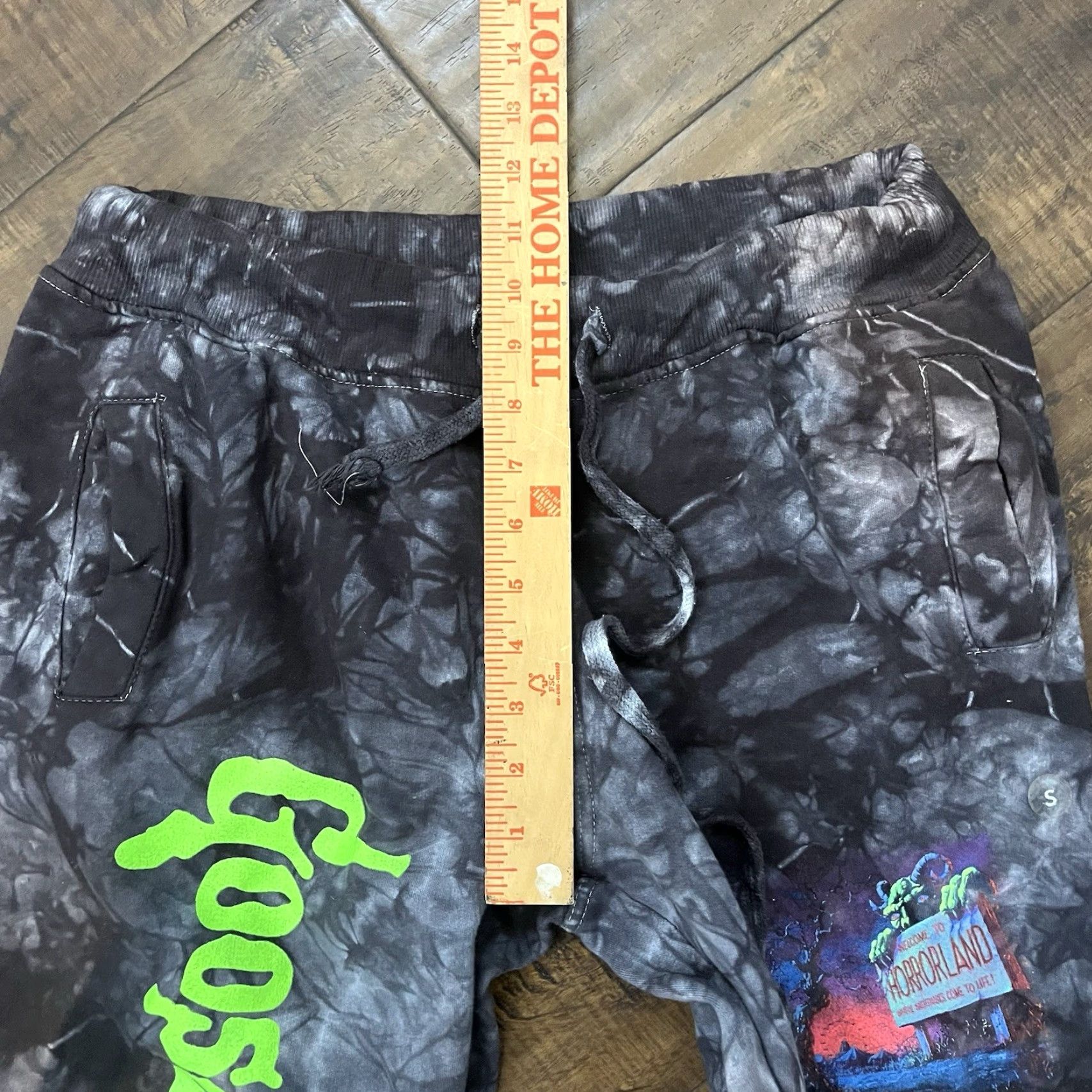 Vintage VINTAGE Goosebumps Shirt Adult Small Black/White Tie Dye Horror 1990s RL Stine Size US 29 - 6 Thumbnail