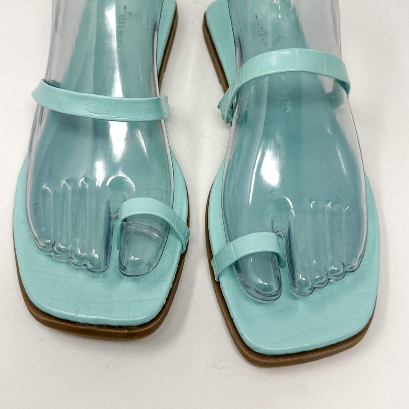 14th & Union 14th & Union Cece Blue Toe Thong Sandals, NEW Size 7 Size US 7 / IT 37 - 7 Thumbnail