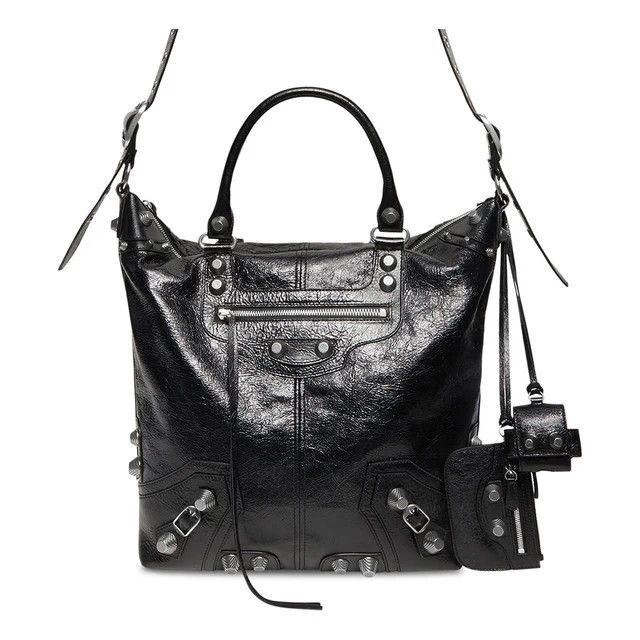 Balenciaga o1srvl11e0426 Size: OS / Le Cagole Medium Tote Bag in Black Size ONE SIZE - 1 Thumbnail