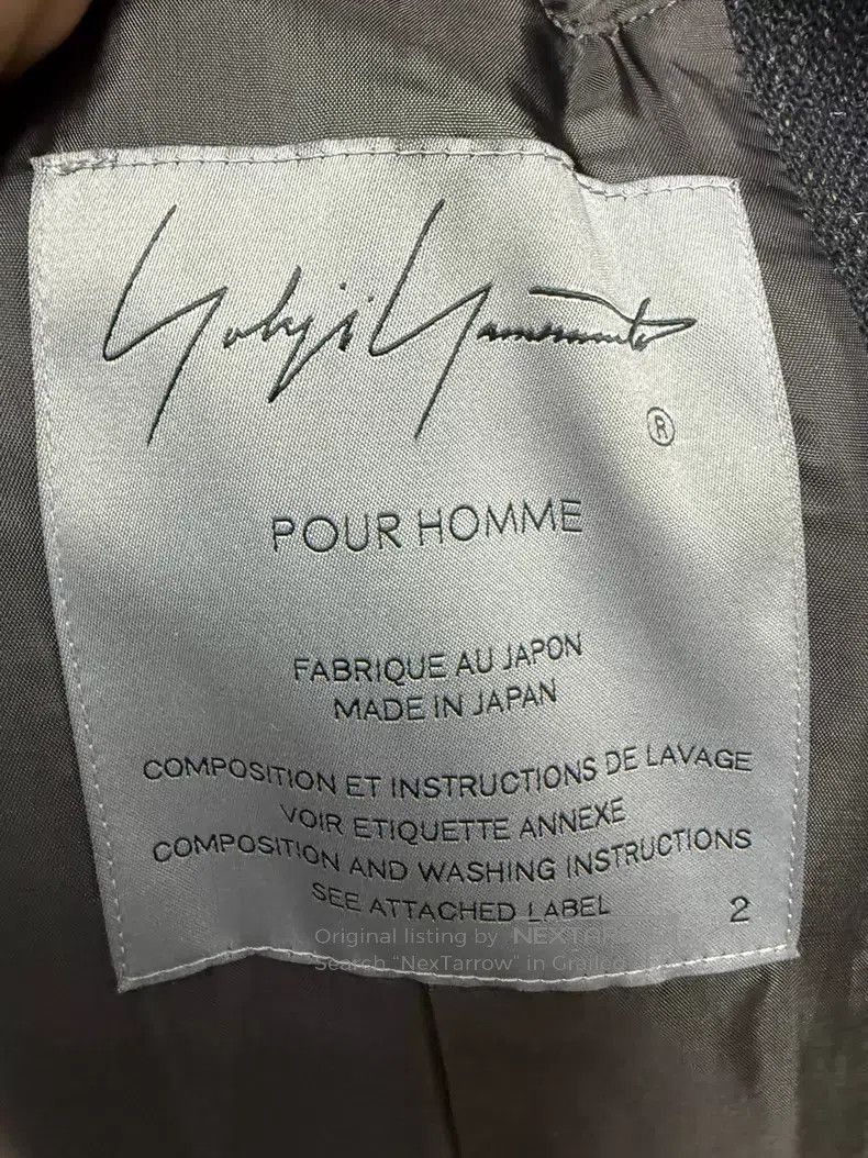 Yohji Yamamoto YOHJI YAMAMOTO Leather Patch Coat Size US M / EU 48-50 / 2 - 7 Thumbnail