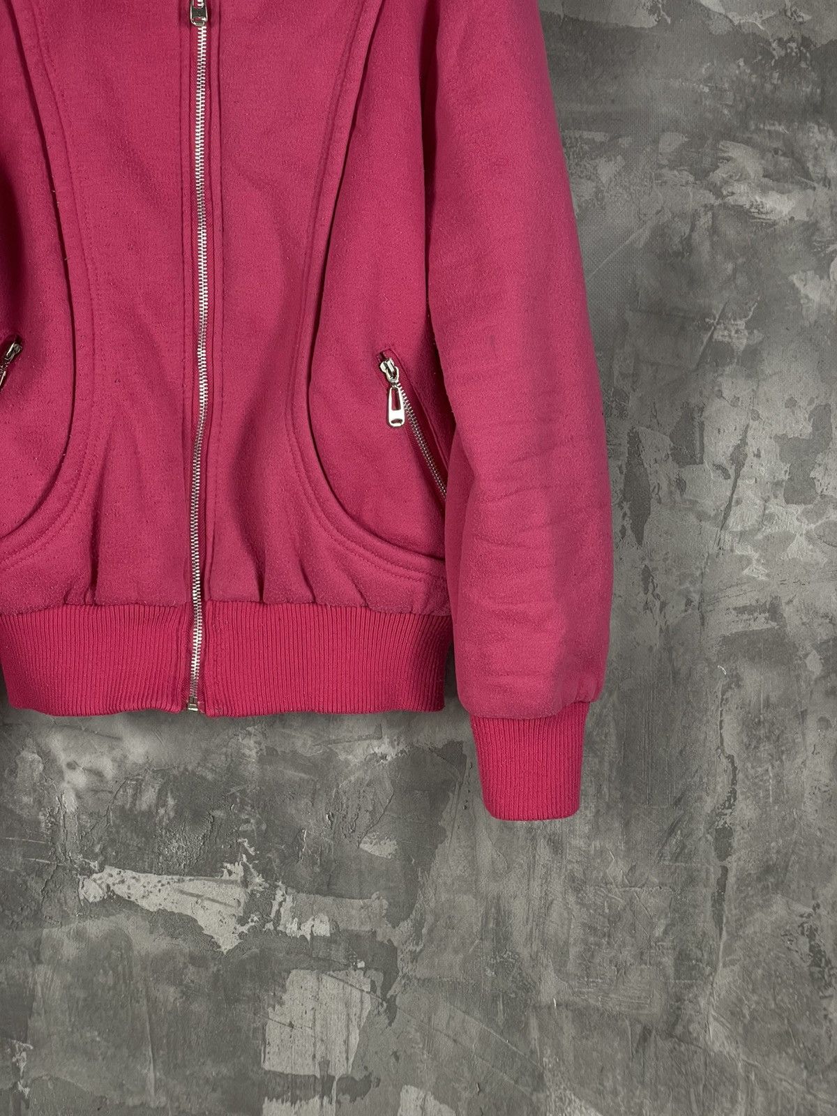 If Six Was Nine × Le Grande Bleu (L.G.B.) Pink fur hoodie is6was9 l.g.b. vibe swag y2k avant garde Size M / US 6-8 / IT 42-44 - 6 Thumbnail