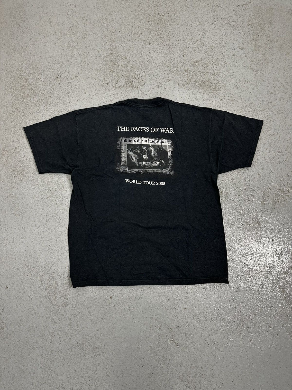 Band Tees Chris Caffery 2005 Tour The Faces Of War Tee Size US XL / EU 56 / 4 - 2 Thumbnail