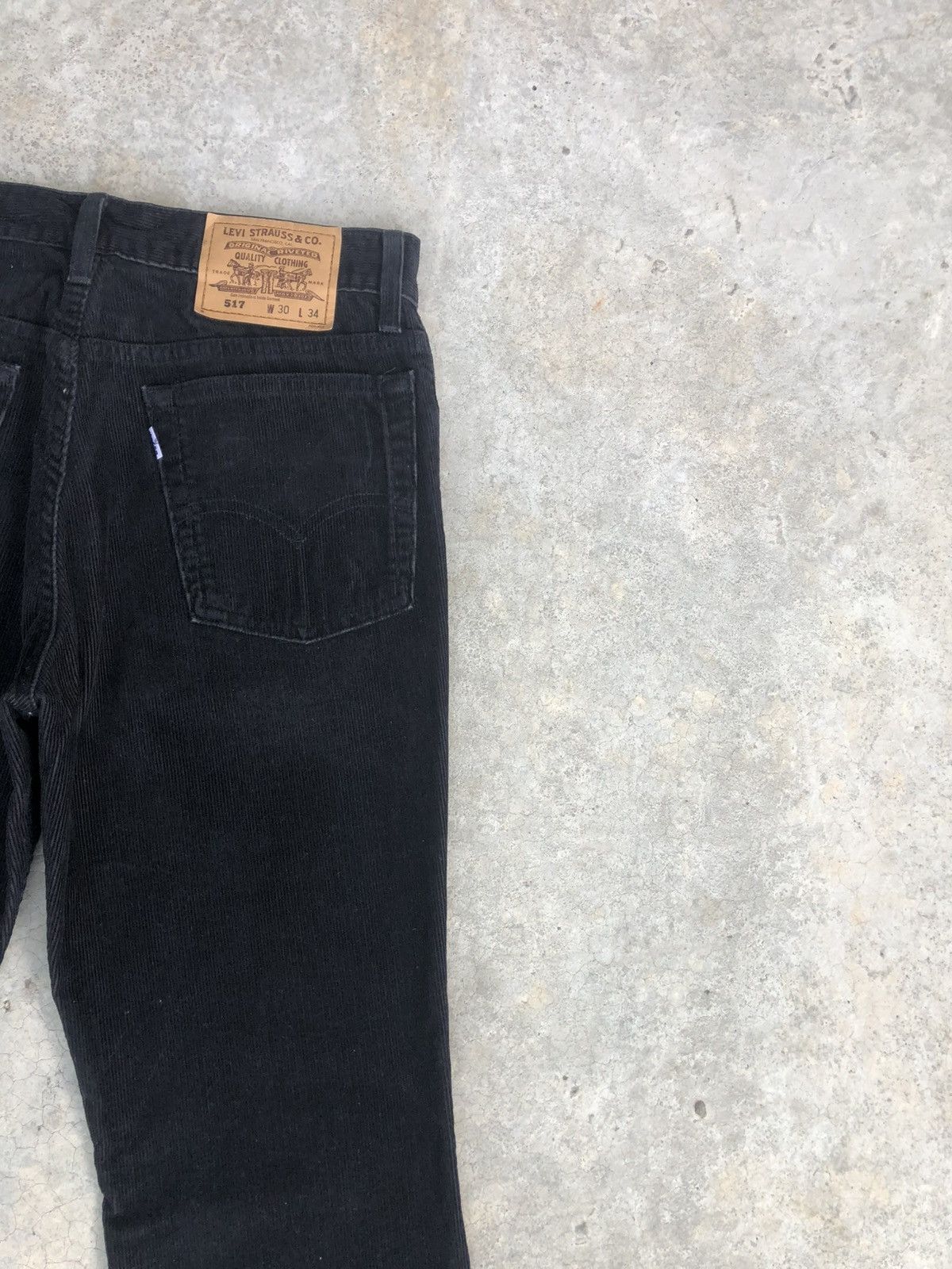 If Six Was Nine Vintage 90s Levi’s 517 Flared Jeans Corduroy Pants Size US 29 - 10 Thumbnail