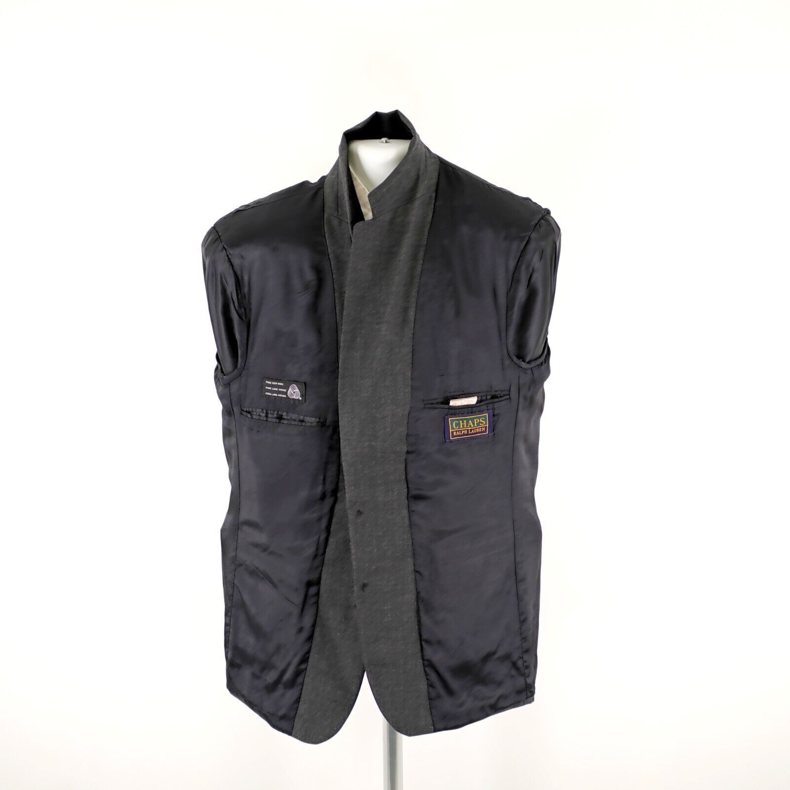 Chaps Chaps Ralph Lauren Wool Gray 2 Button Blazer 42R Size 42R - 12 Thumbnail