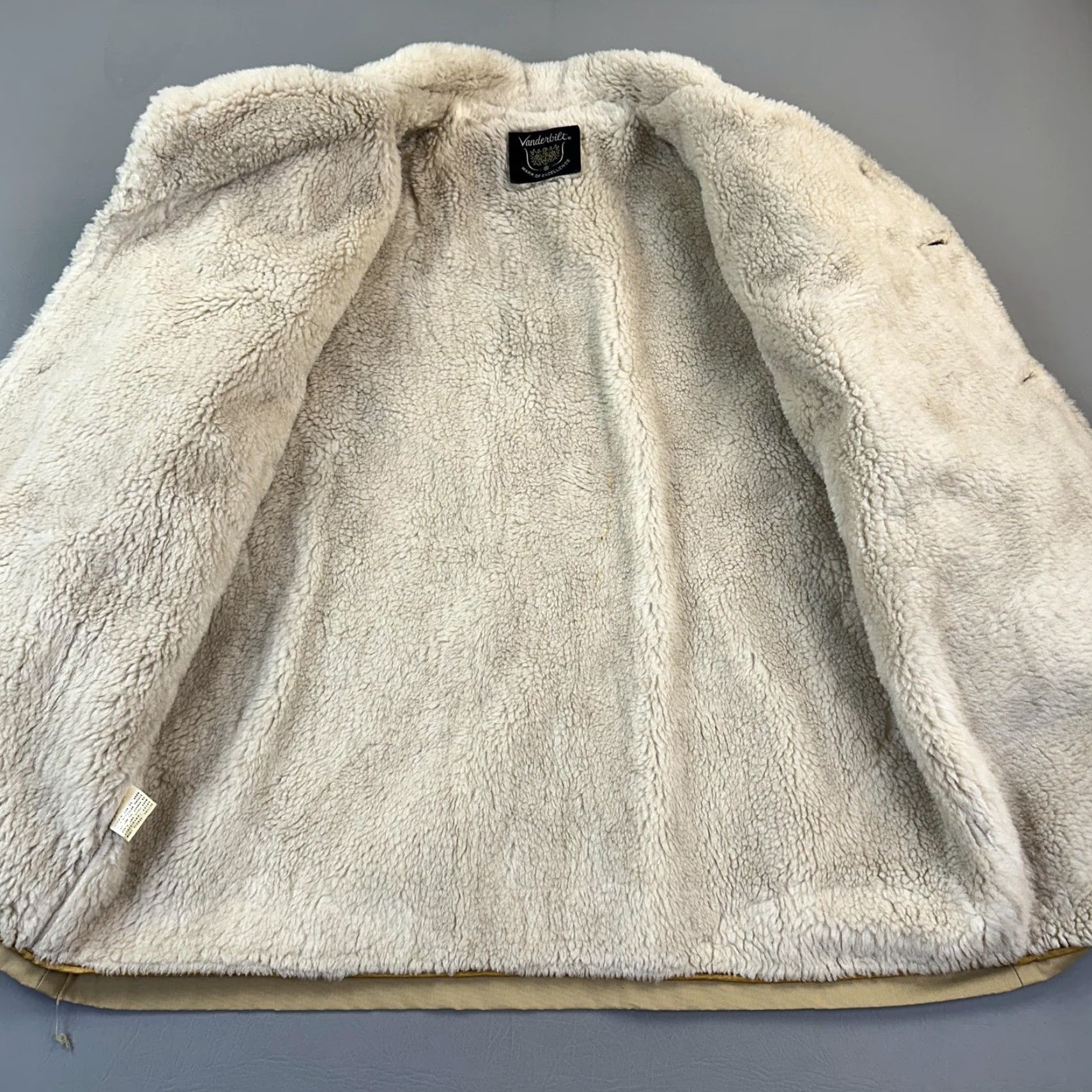Vintage VINTAGE Vanderbilt Jacket Mens 46 Tan Sherpa Lined Western Coat Cowboy 70s Size US S / EU 44-46 / 1 - 6 Thumbnail