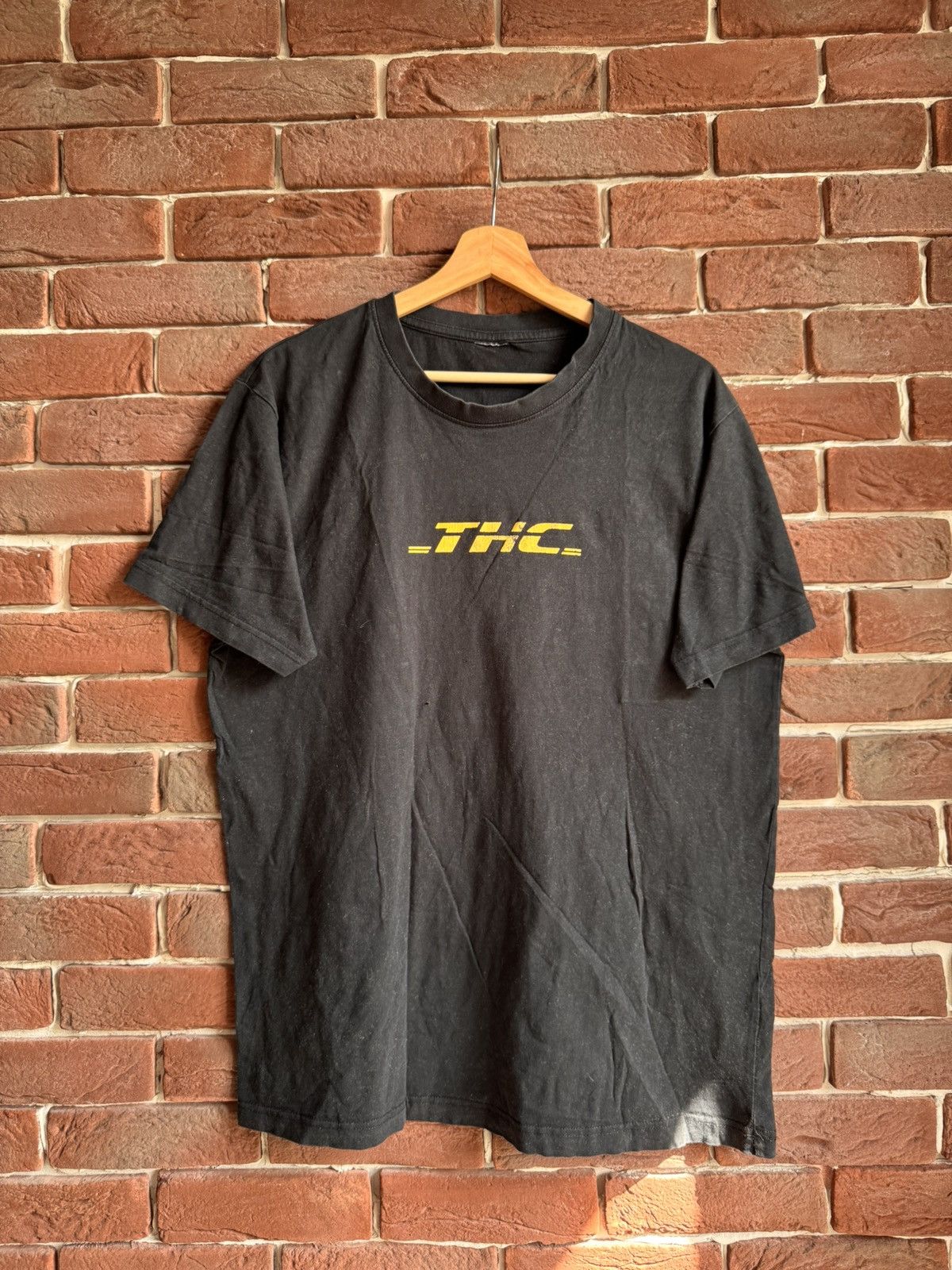 Vintage 00s THC DHL PARODY TEE marijuana tee cannabis xl