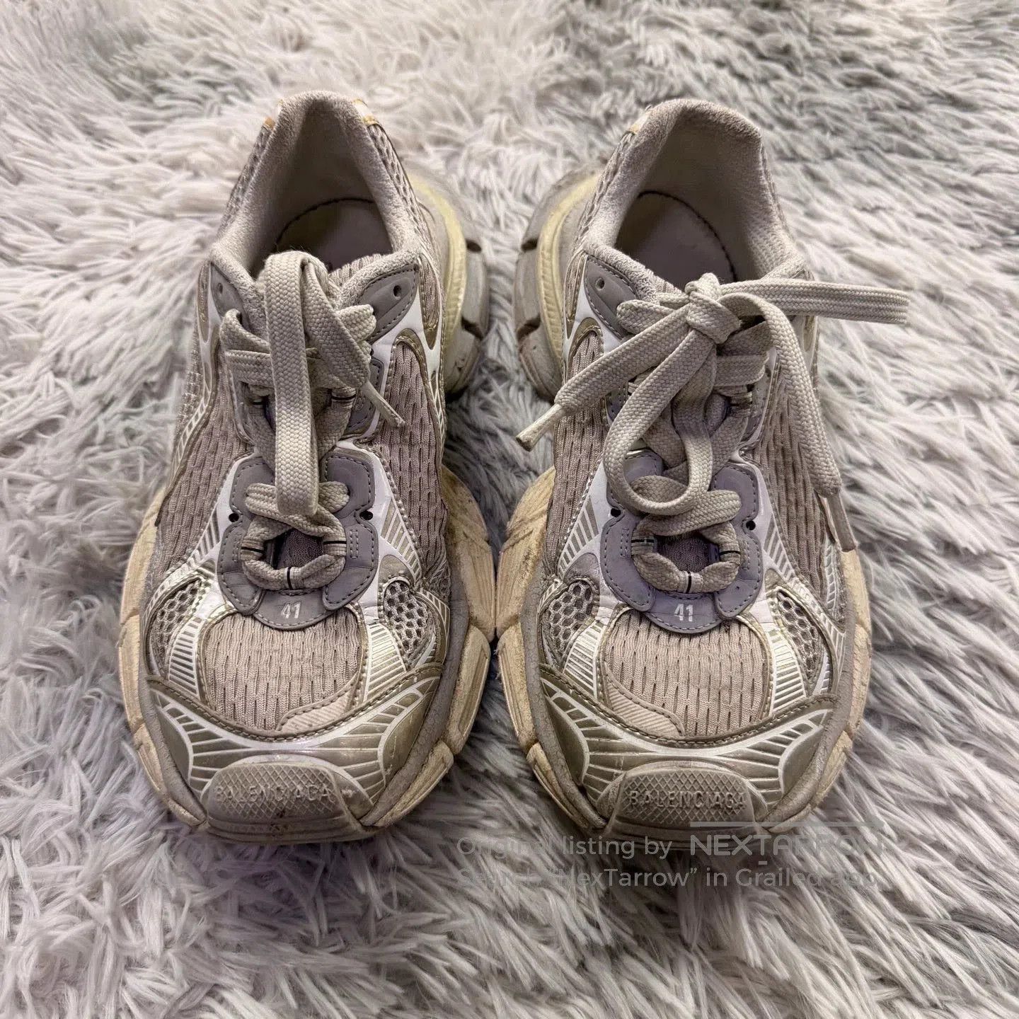 Balenciaga balenciaga 3xl silver white sneakers. Size US 9 / EU 42 - 2 Thumbnail