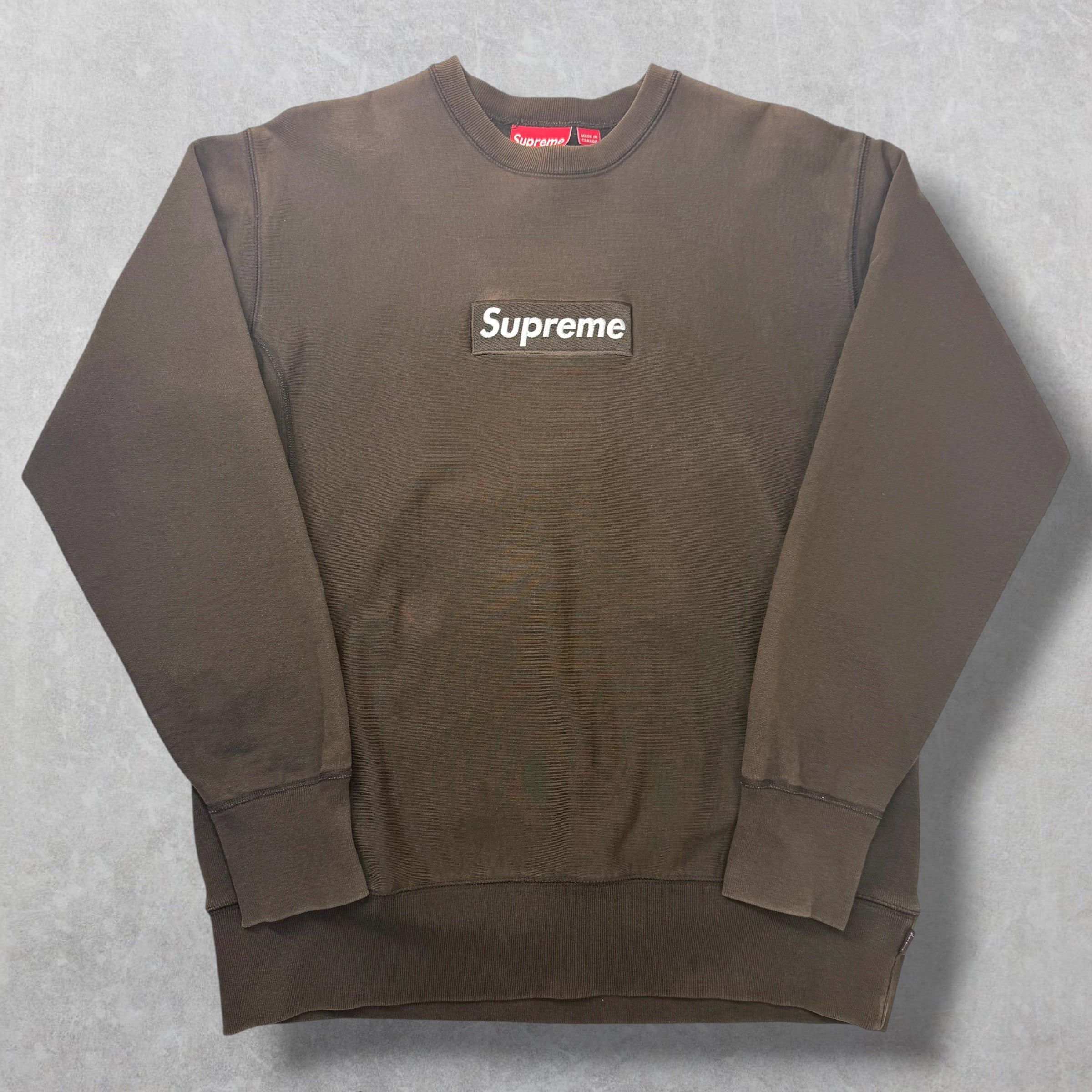 Supreme 2003 Supreme Brown Box Logo Crewneck L Size US L / EU 52-54 / 3 - 1 Thumbnail