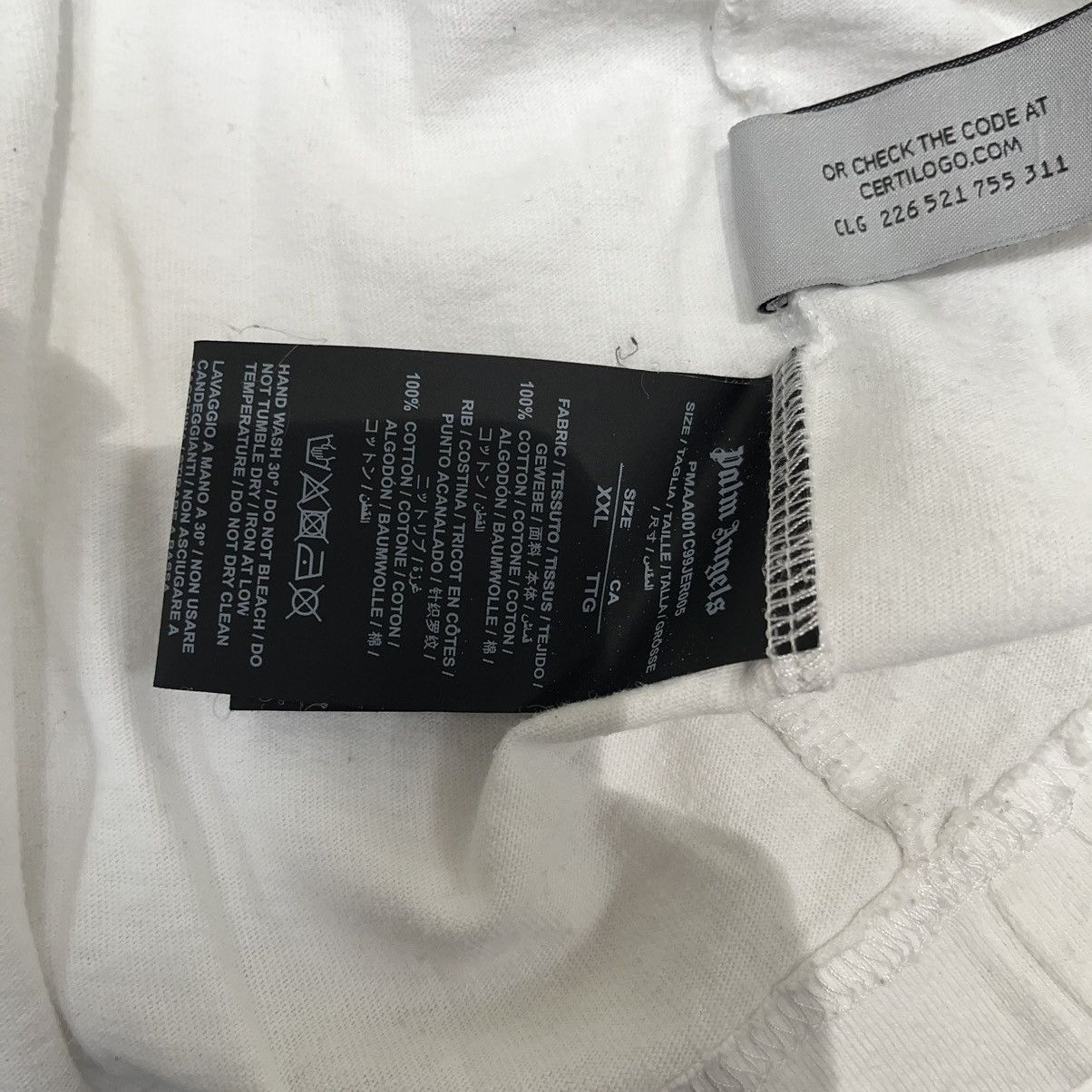 Palm Angels Palm Angels Tee White Size US XXL / EU 58 / 5 - 7 Thumbnail
