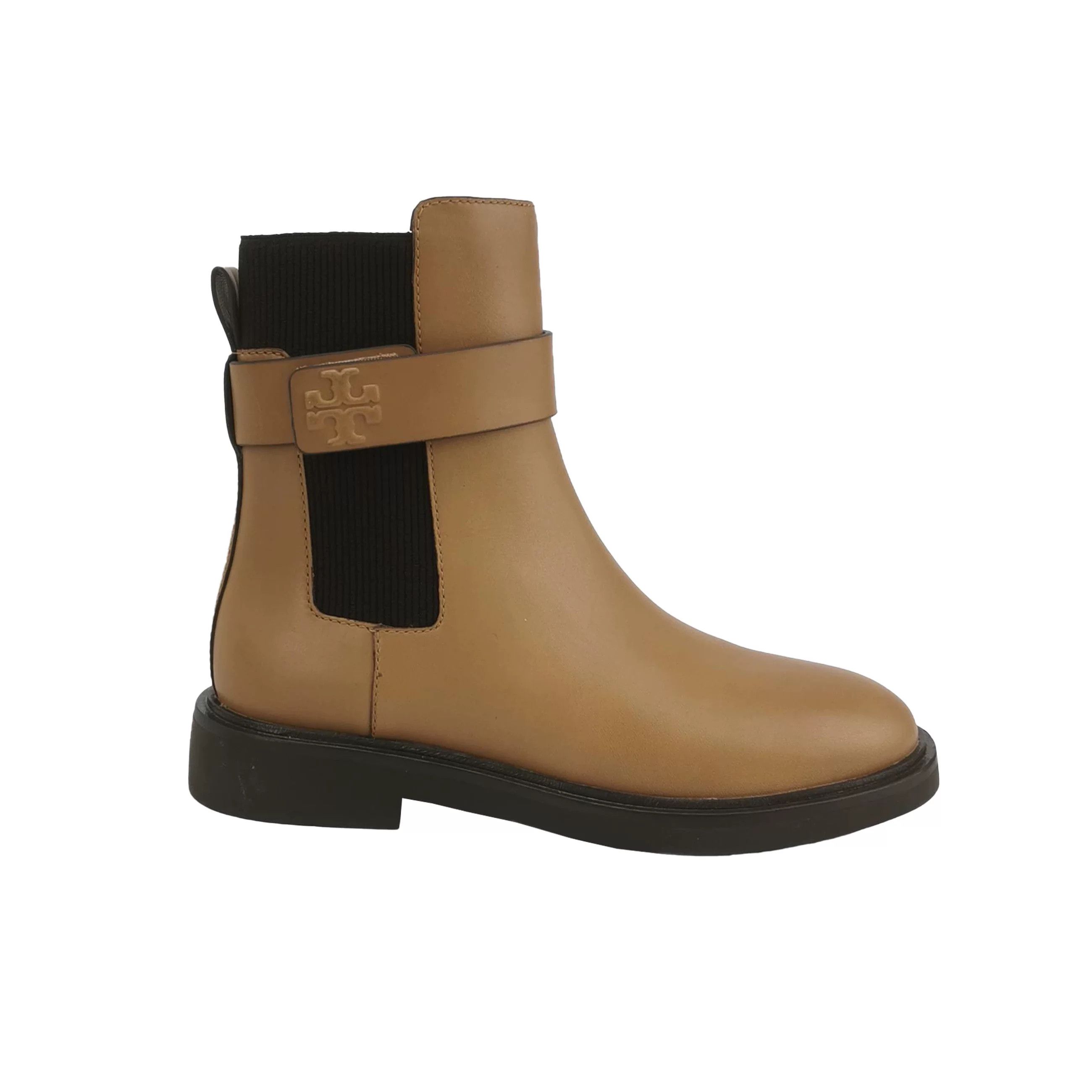 Tory Burch Tory Burch Leather Colorblock Double T Ankle Boots Size US 7.5 / IT 37.5 - 1 Thumbnail