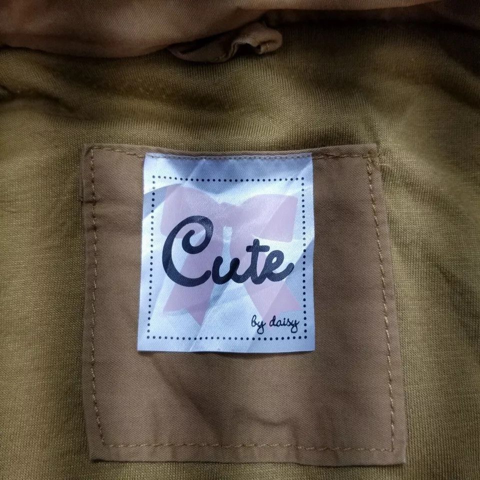 Other Cute Jacket Womens Medium Brown Vest Hooded Pockets Zip Size M / US 6-8 / IT 42-44 - 7 Thumbnail