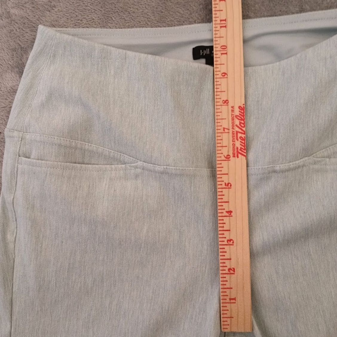 J. Jill J.Jill Wearever Pants Womens XS Blue Pull On Stretch Pockets Ankle 28x27.5 Size 26" / US 2 / IT 38 - 4 Thumbnail