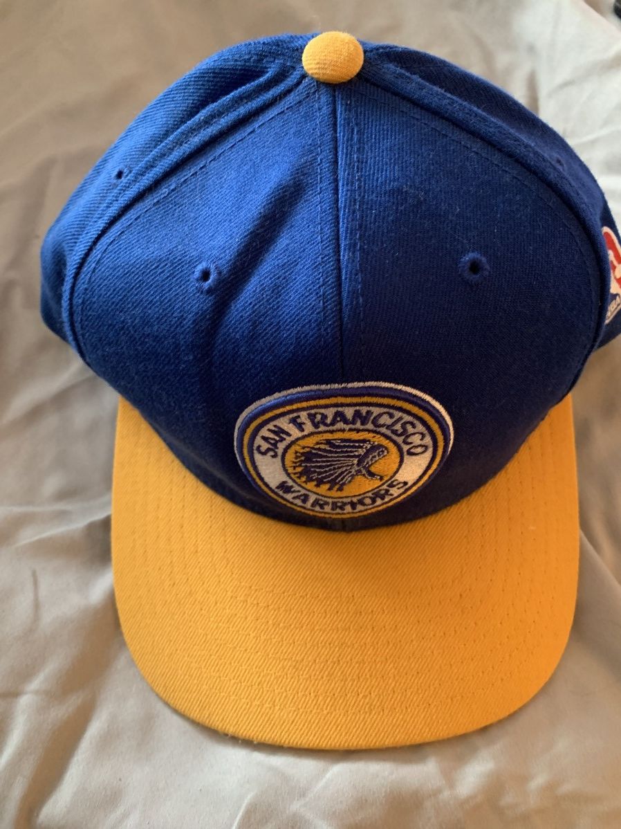 Mitchell & Ness Mitchell & Ness Golden State Warriors Throwback Snapback hat Size ONE SIZE - 1 Thumbnail