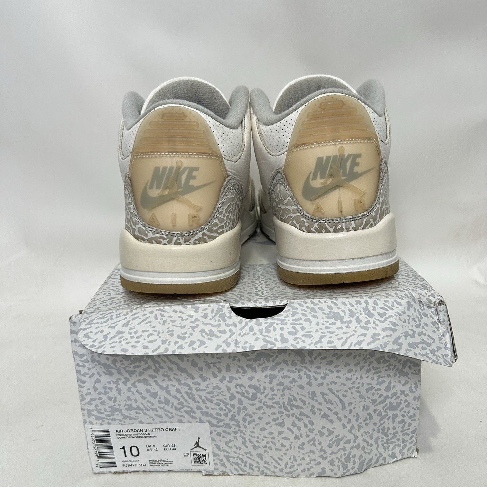 Jordan Brand Nike Air Jordan 3 Retro SE Craft “Ivory” 2024 Size US 10 / EU 43 - 5 Thumbnail