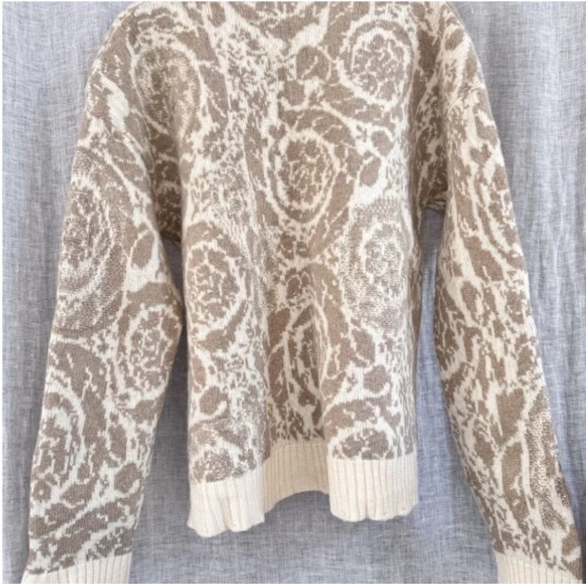 Versace Versace Barocco Mens Sweater $1225 NWT Size US L / EU 52-54 / 3 - 4 Thumbnail