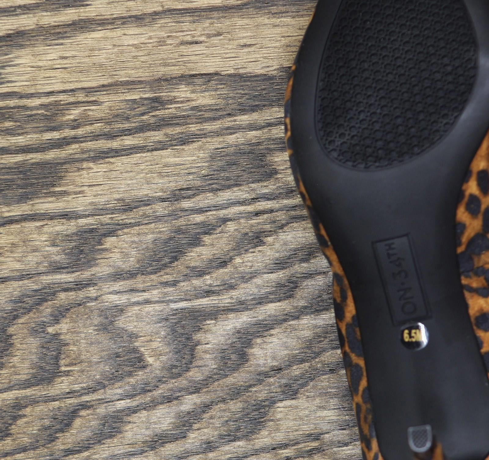 Other On 34th Pointed-toe Slip-on Pumps Leopard Micro Brown 6.5m Size US 6.5 / IT 36.5 - 6 Thumbnail