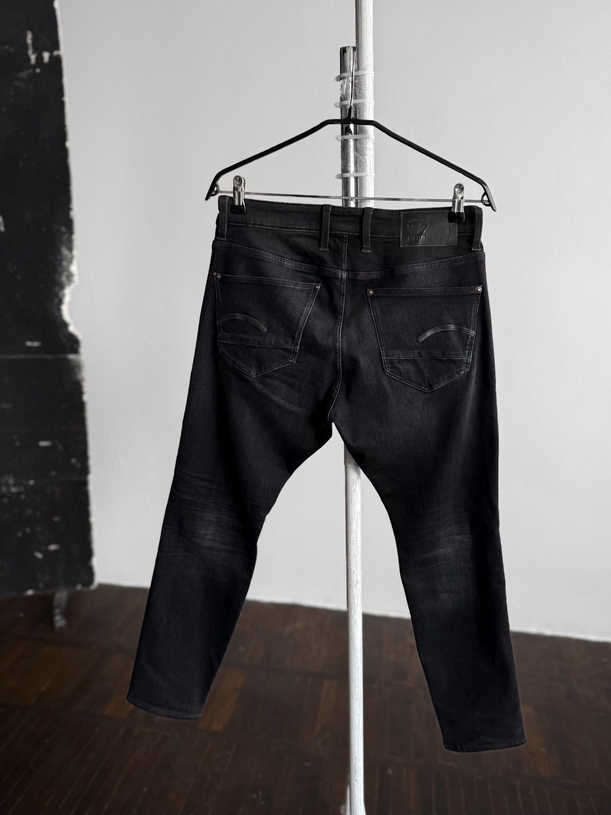 G-Star G-Star Raw Revend Skinny Mens Black Jeans Stretch Denim Slim Size US 31 - 4 Thumbnail