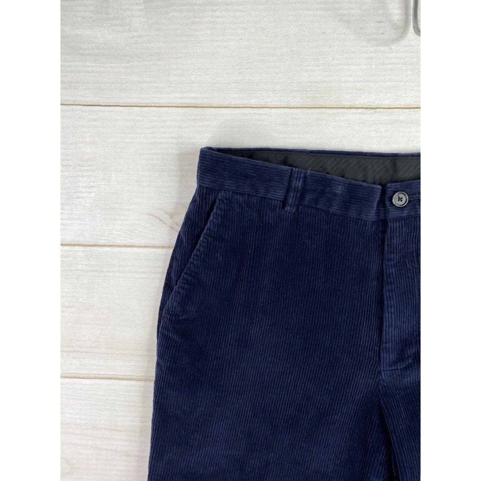 Brooks Brothers Brooks Brothers 346 Mens Corduroy Pants Blue 38/32 Casual Dress Pants Casual Mens (Blue) Size US 38 / EU 54 - 2 Thumbnail