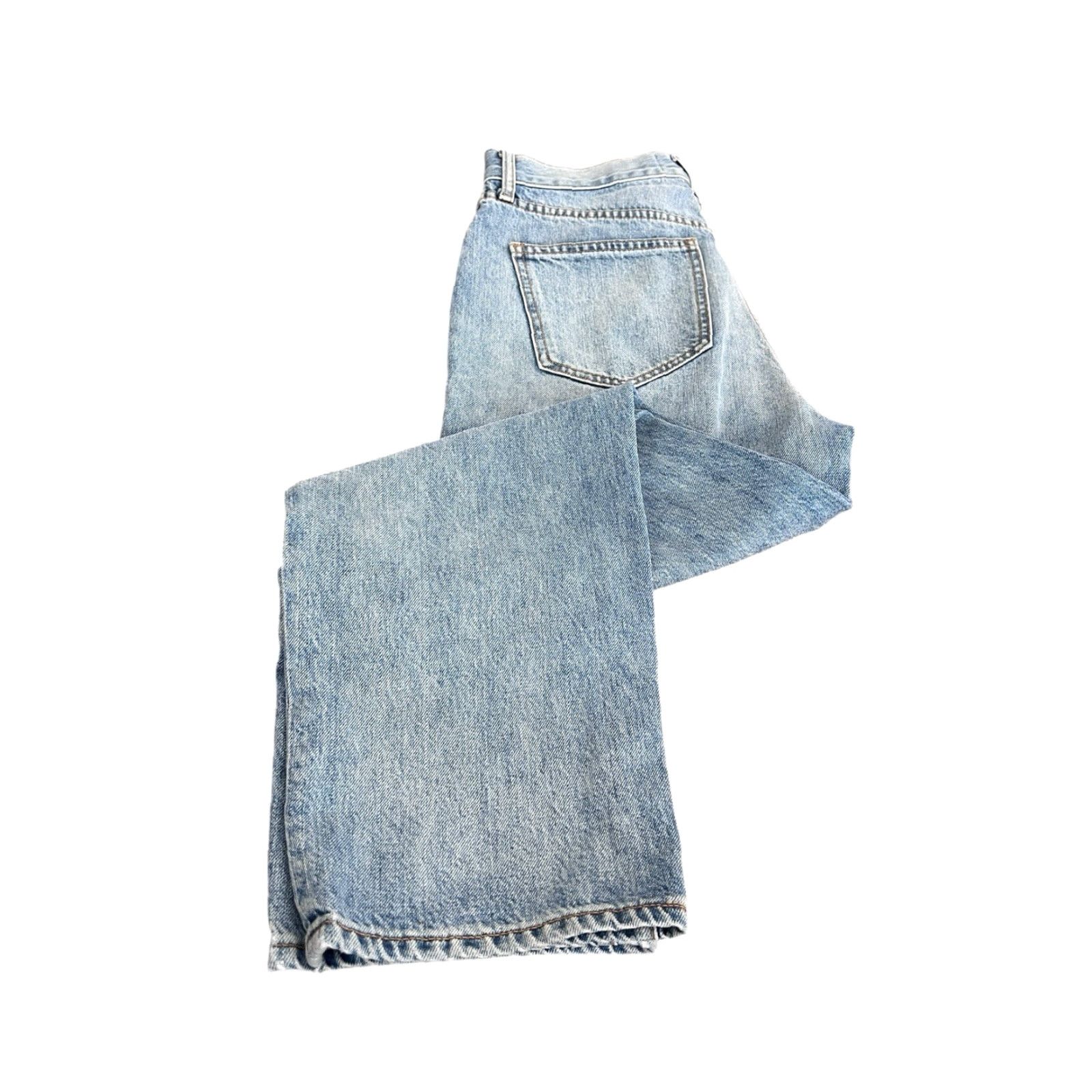 Veronica Beard VERONICA BEARD Blake Straight Leg Jeans Size 29 High Rise Blue Denim Mom Jeans Womens Jeans Blue High Rise 29 Straight Leg Veron Size 29" - 4 Thumbnail