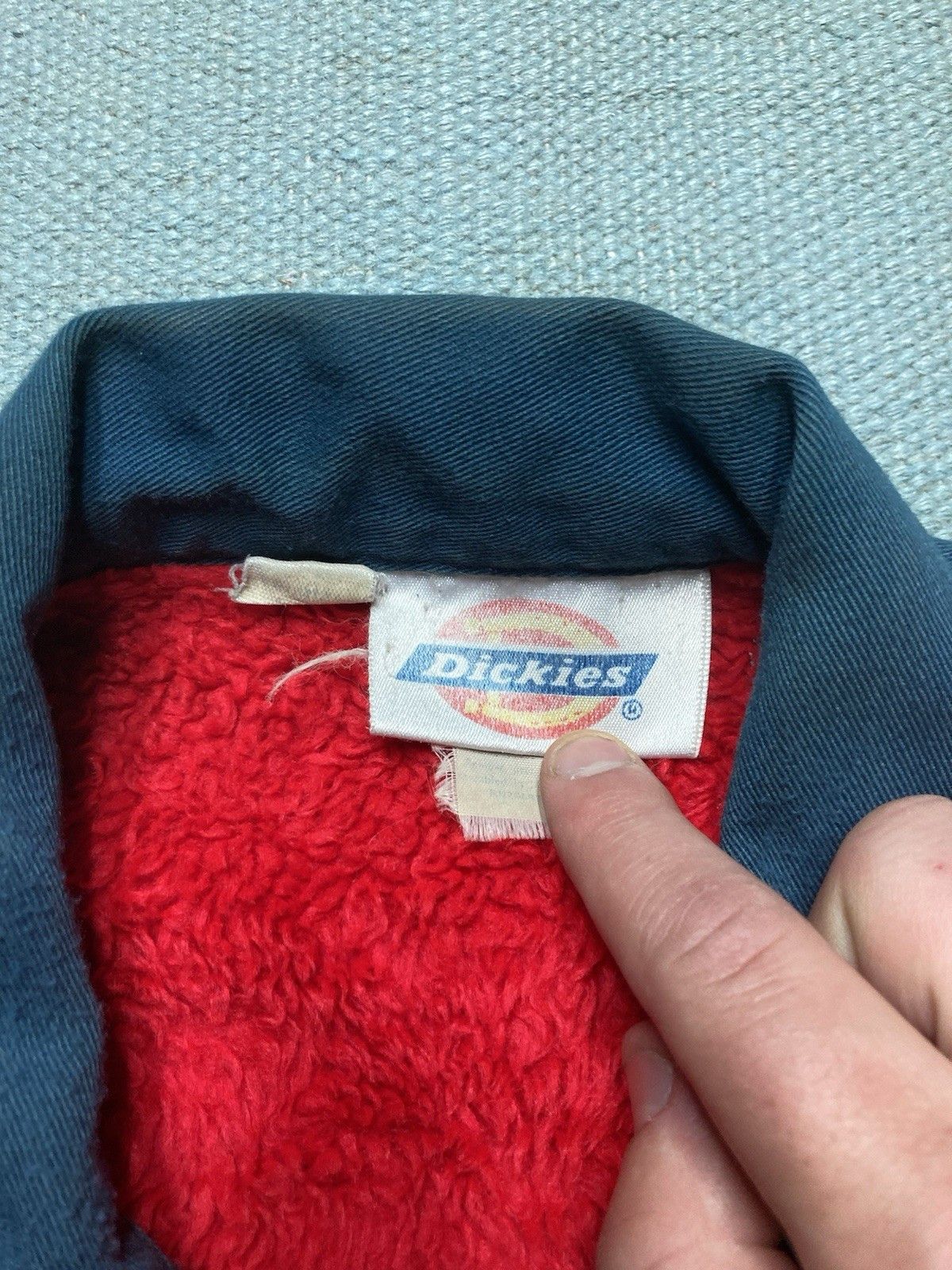 Dickies × Vintage dickies work jacket zip fur lined distressed mechanic medium Size US M / EU 48-50 / 2 - 6 Thumbnail