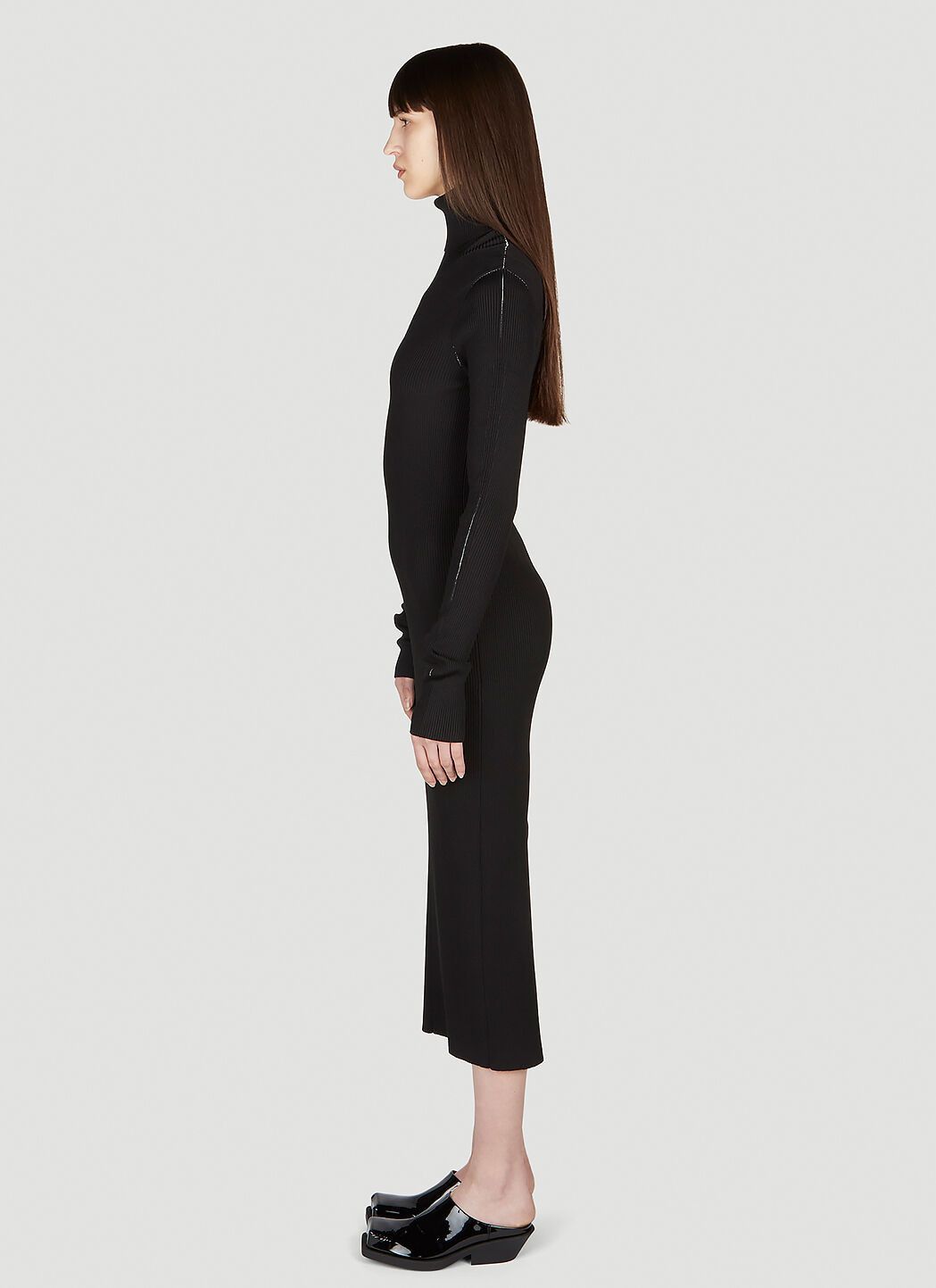 Marni o1w1db10125 Dress in Black Size XL / US 12-14 / IT 48-50 - 2 Thumbnail