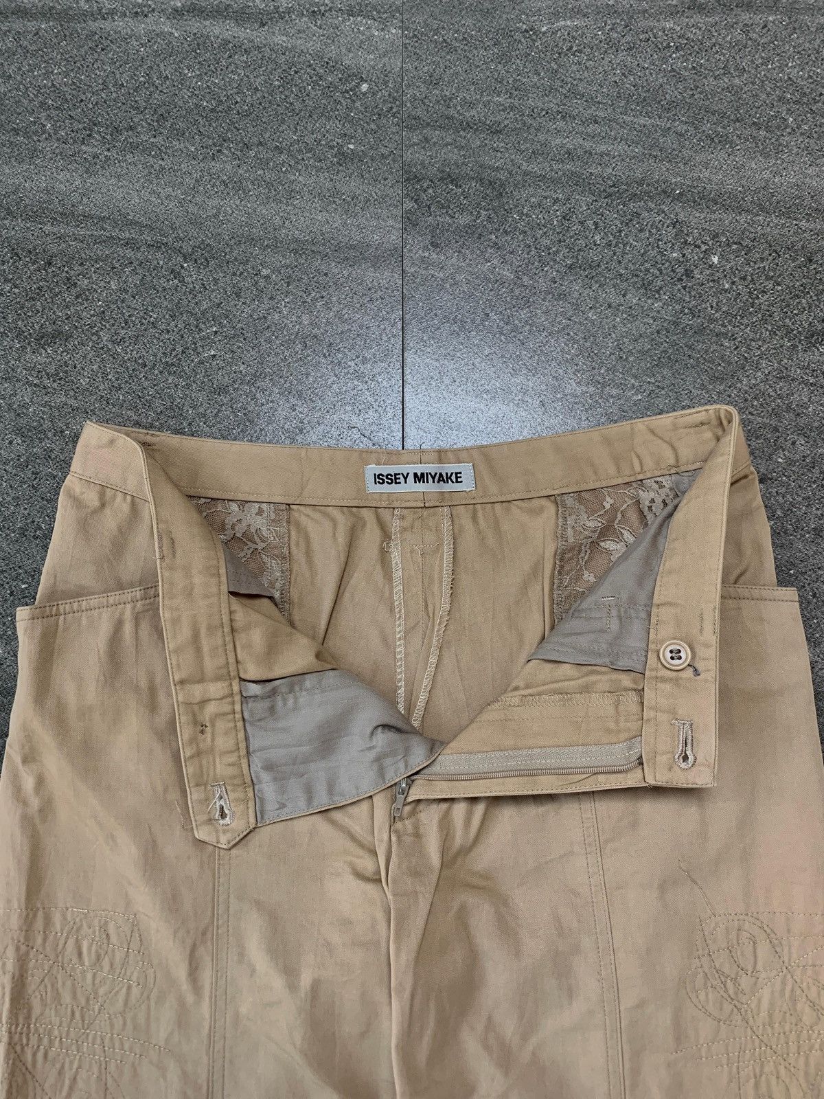 Issey Miyake Patchwork Brocade Wideleg Pants Size US 28 / EU 44 - 4 Thumbnail