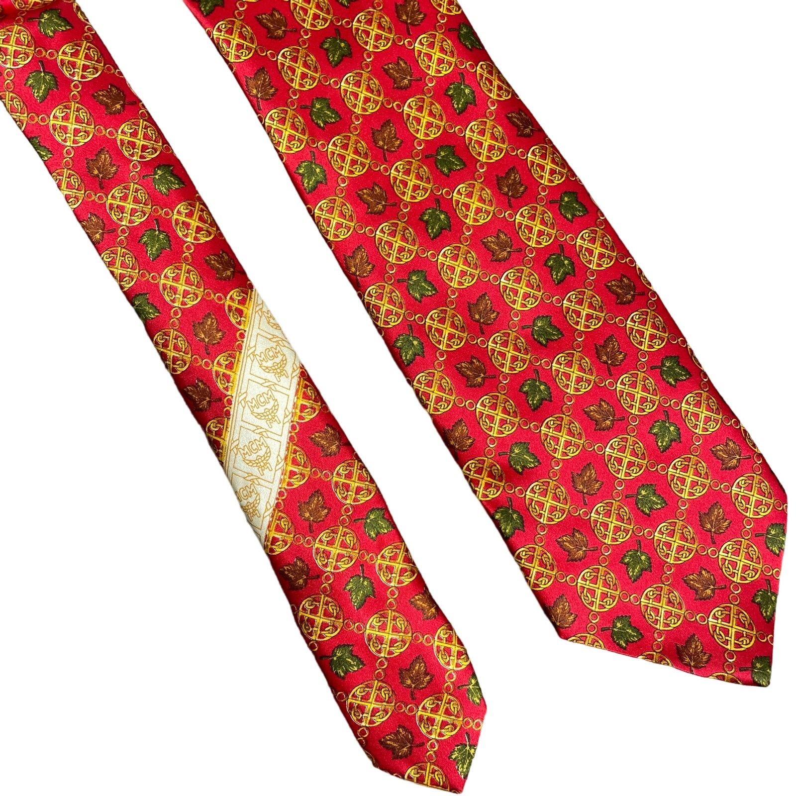 MCM MCM Silk Tie Made in Italy Size ONE SIZE - 6 Thumbnail