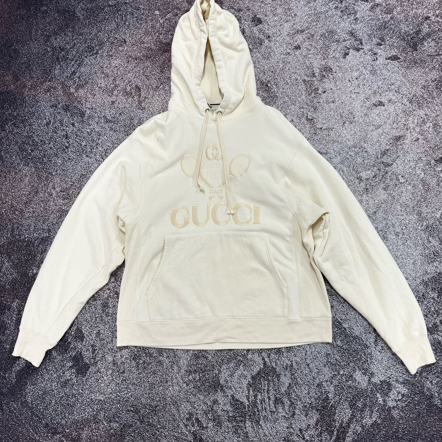Gucci Gucci Tennis Logo Hoodie Size M Size US M / EU 48-50 / 2 - 1 Thumbnail