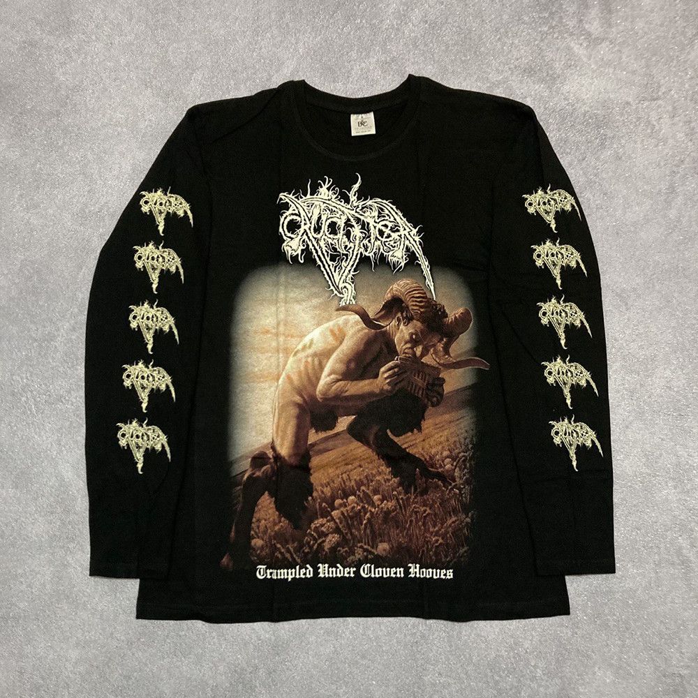 Band Tees Longsleeve Crucifier - Trampled Under Cloven Hooves - metal Size US M / EU 48-50 / 2 - 1 Thumbnail
