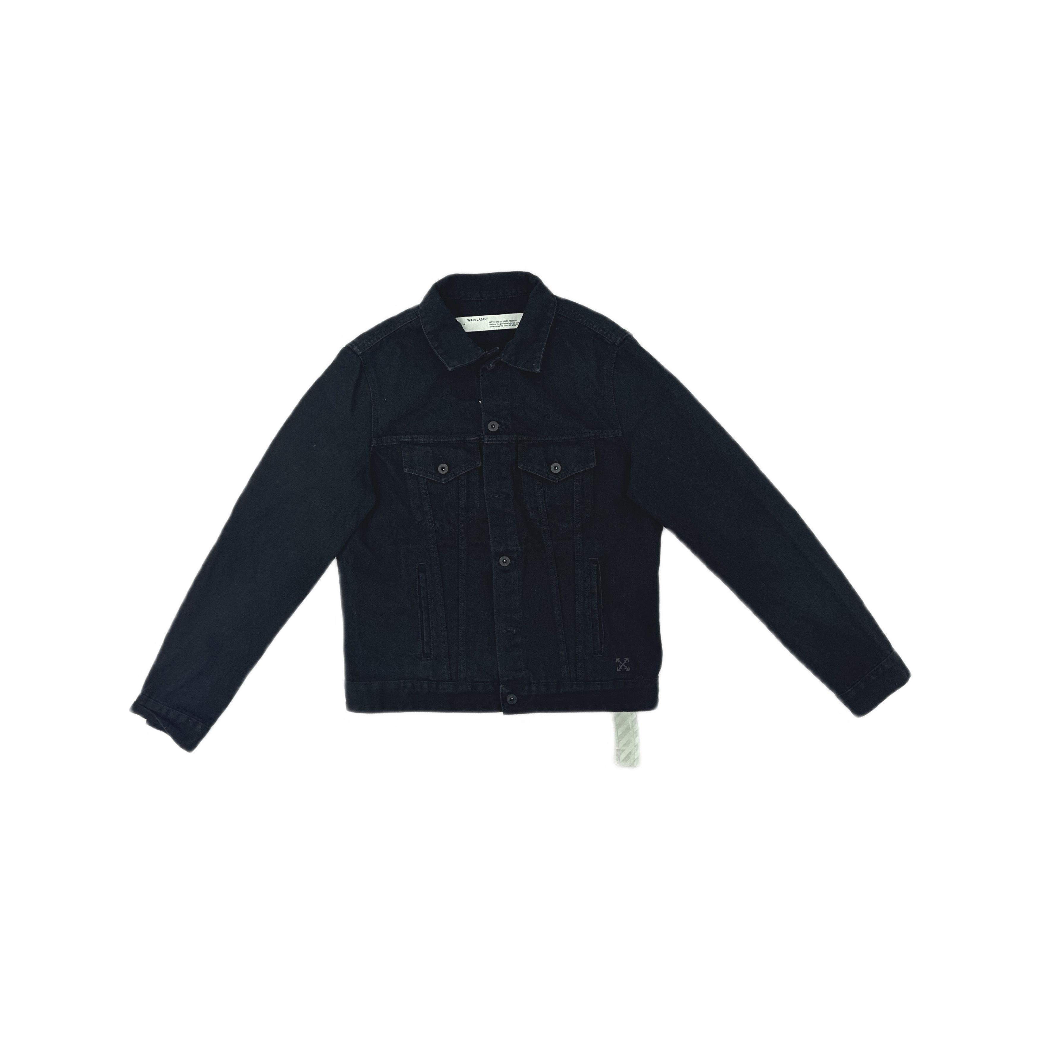 Off-White Off-White Back Logo Denim Jacket Size L Size US L / EU 52-54 / 3 - 1 Thumbnail