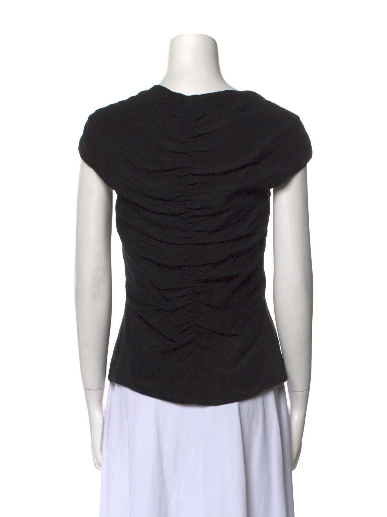 Vintage Norisol Ferrari Square Neckline Top in Black Size M Size M / US 6-8 / IT 42-44 - 3 Thumbnail