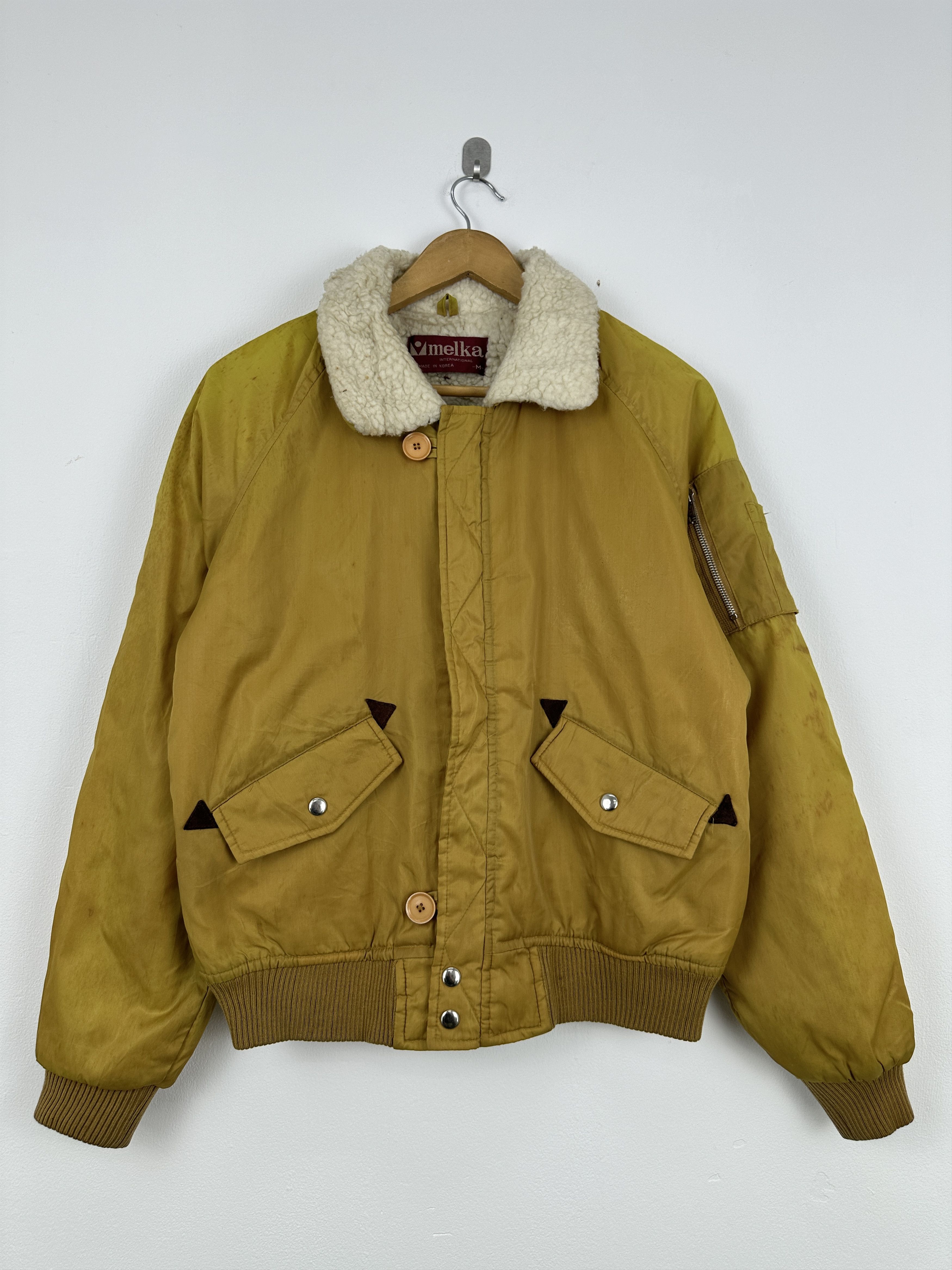 Japanese Brand Vintage Melka International Zipper Up Bomber Jacket JA0077 Size US M / EU 48-50 / 2 - 1 Thumbnail