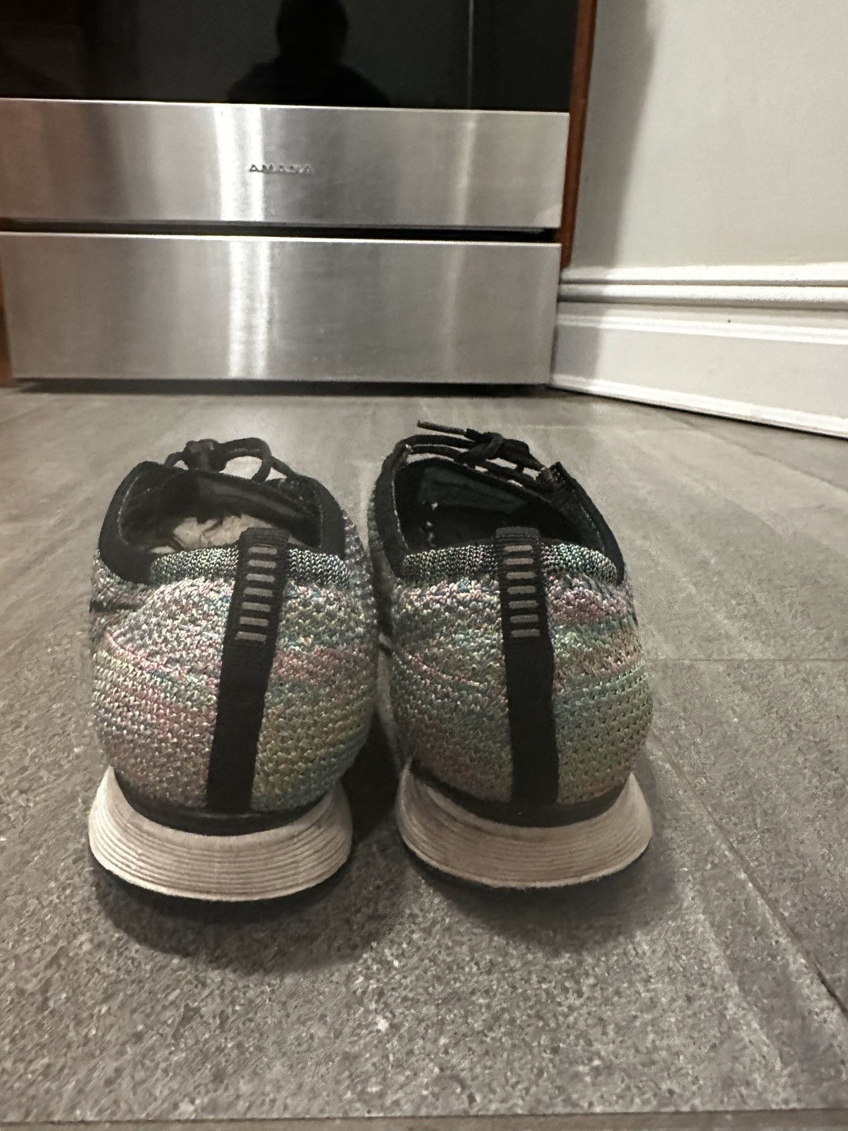 Nike Nike Flyknit Racer Multi Color Lightweight Runner Size US 8.5 / EU 41-42 - 4 Thumbnail