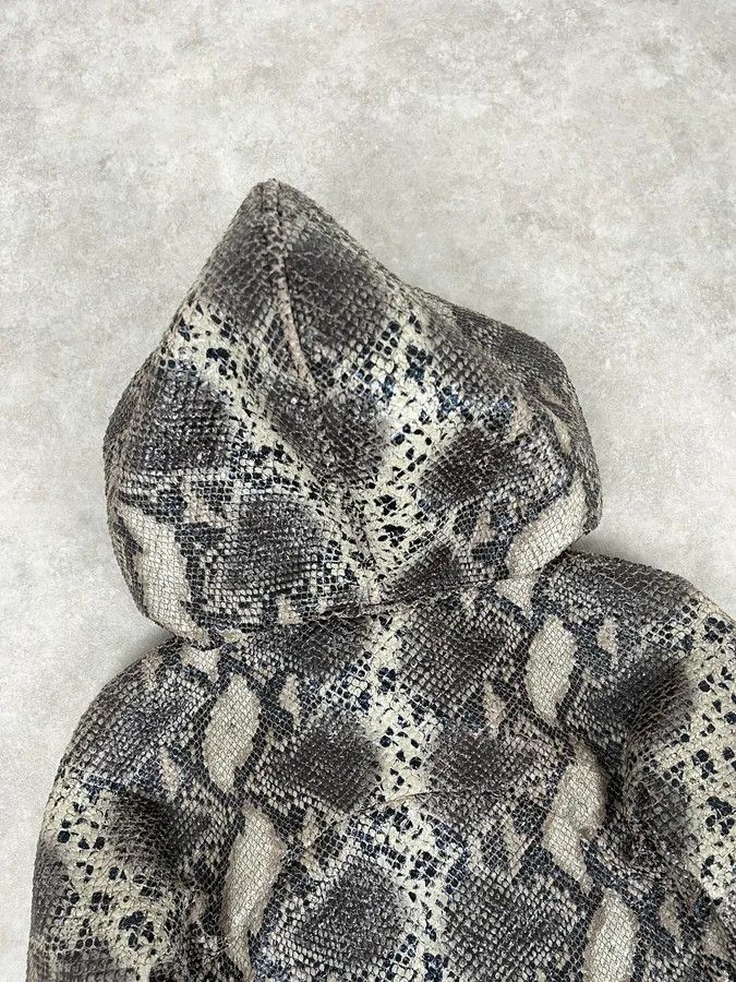 Giorgio Armani AW2014 Giorgio Armani Python Snakeskin Effect Light Hood Jacket Size S / US 4 / IT 40 - 8 Thumbnail