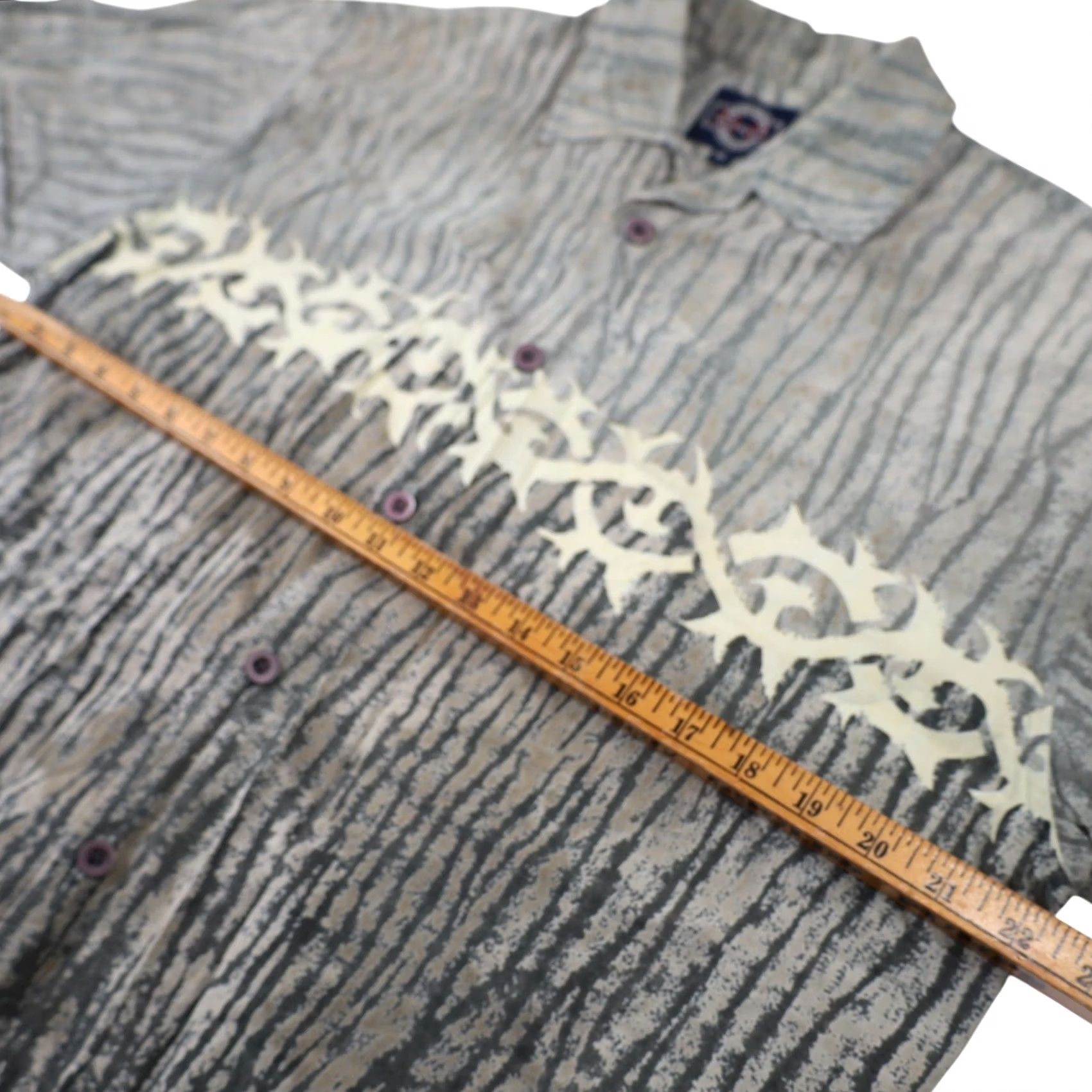 Gloverall VINTAGE Baja banana Tribal Allover Print Button Up Shirt Size US L / EU 52-54 / 3 - 6 Thumbnail