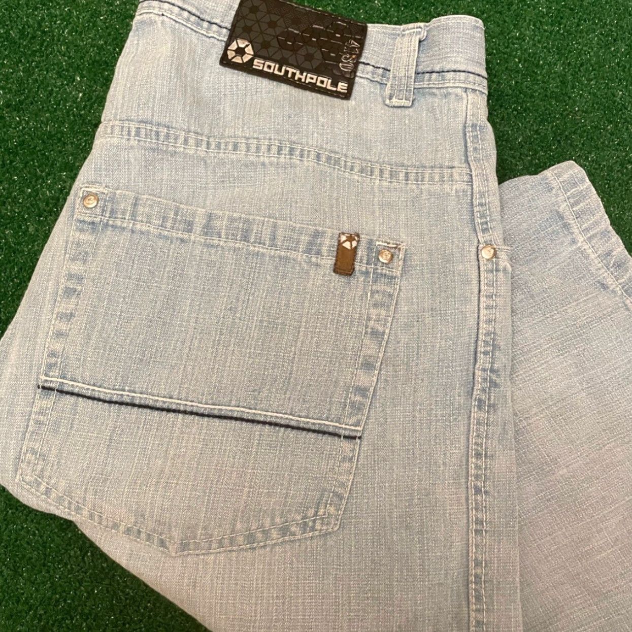 Southpole VINTAGE Southpole Baggy Skater Grunge Jean Shorts VTG Mens Size 38 Blue Size US 38 / EU 54 - 5 Thumbnail