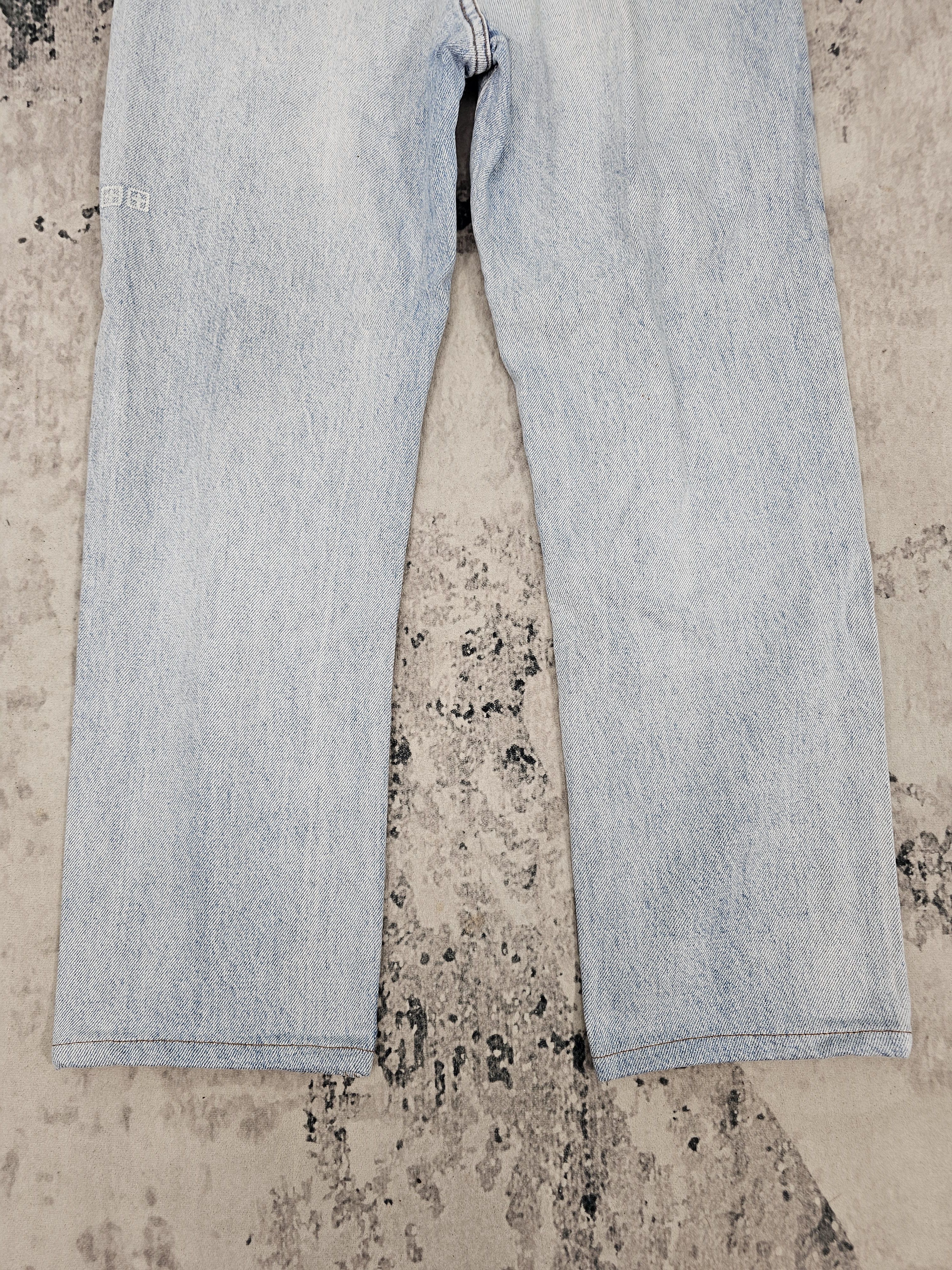 Ksubi KSUBI Light Blue Faded Design High Rise Cropped Jean JB0267 Size 26" / US 2 / IT 38 - 5 Thumbnail