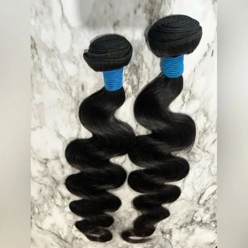 Other 22” & 22” Brazilian Body Wave Natural Black Unprocessed 100 Size ONE SIZE - 1 Thumbnail