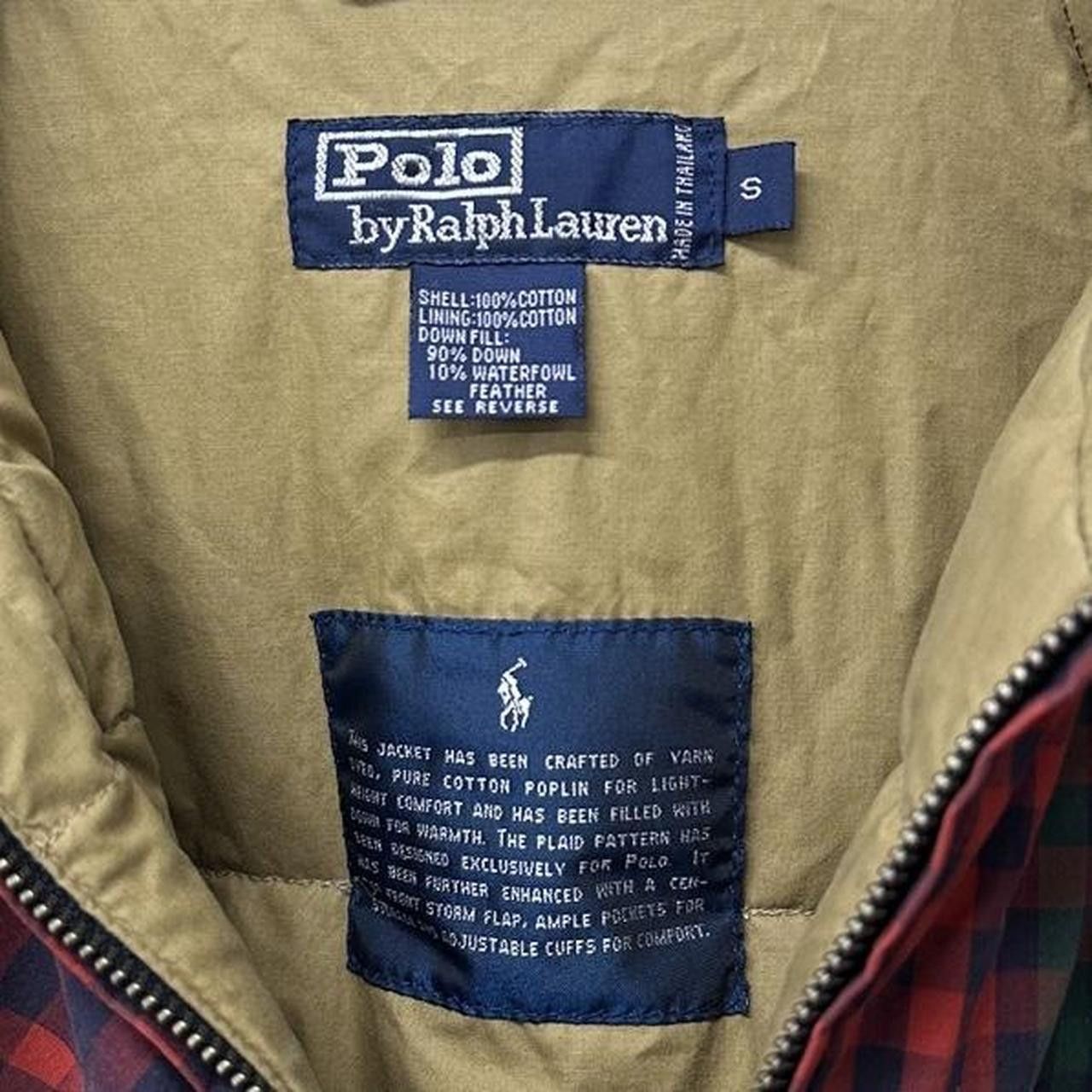 Polo Ralph Lauren × Vintage RARE Polo Ralph Lauren Plaid Goode Down Puffer Jacket Small Size US S / EU 44-46 / 1 - 7 Thumbnail
